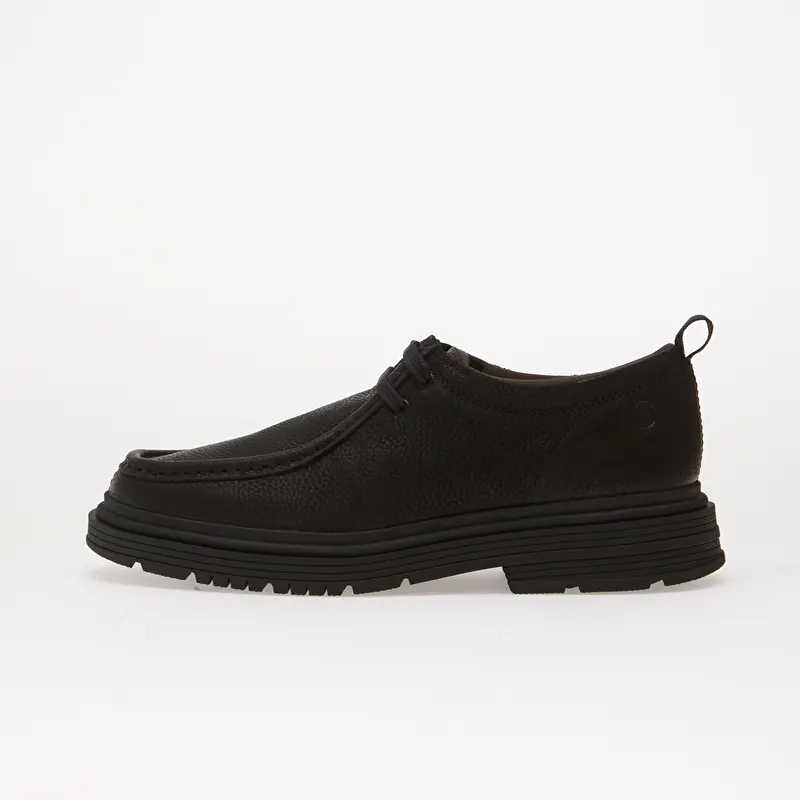 Clarks Badbury Seam Black Leather