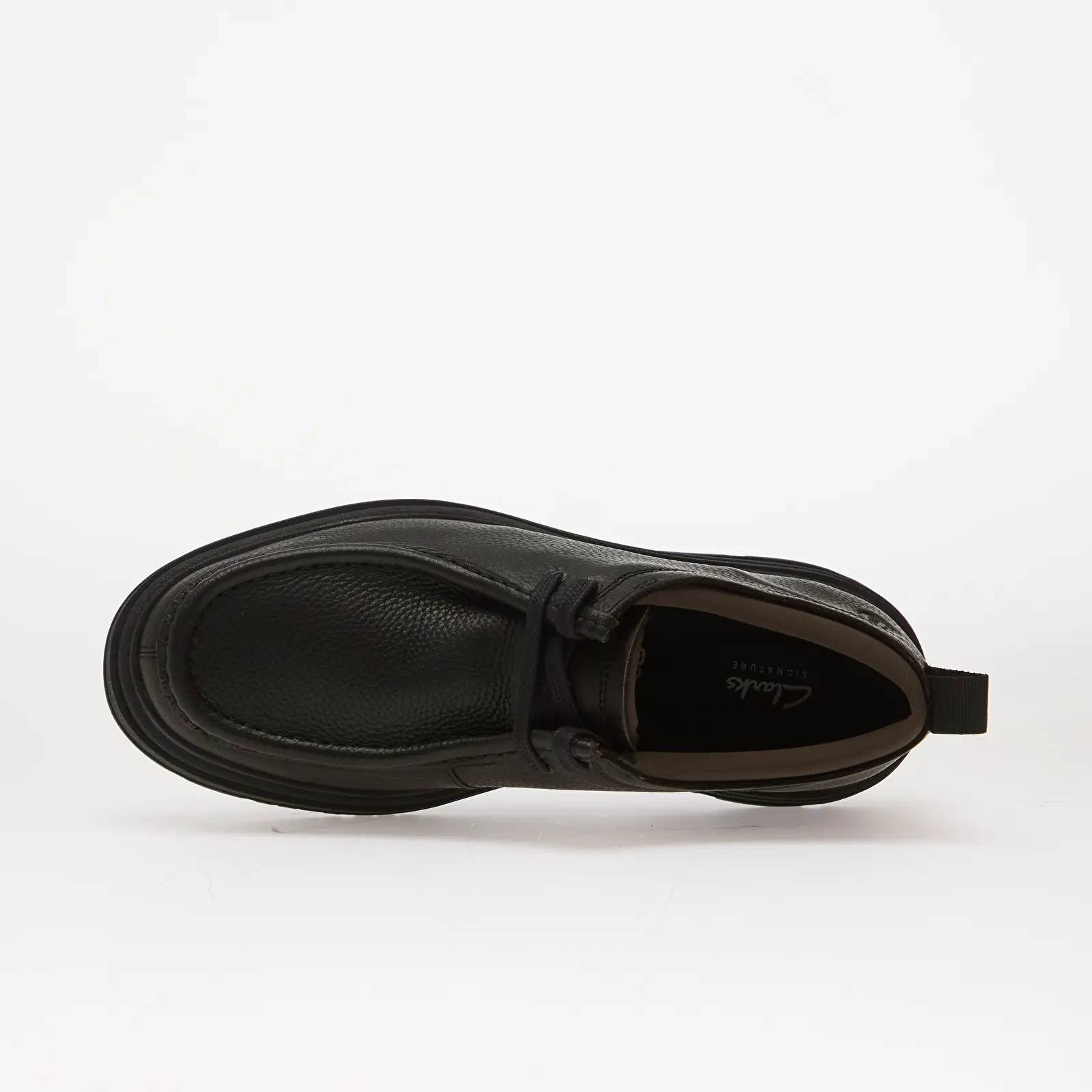 Joggesko for menn Clarks Badbury Seam Black Leather
