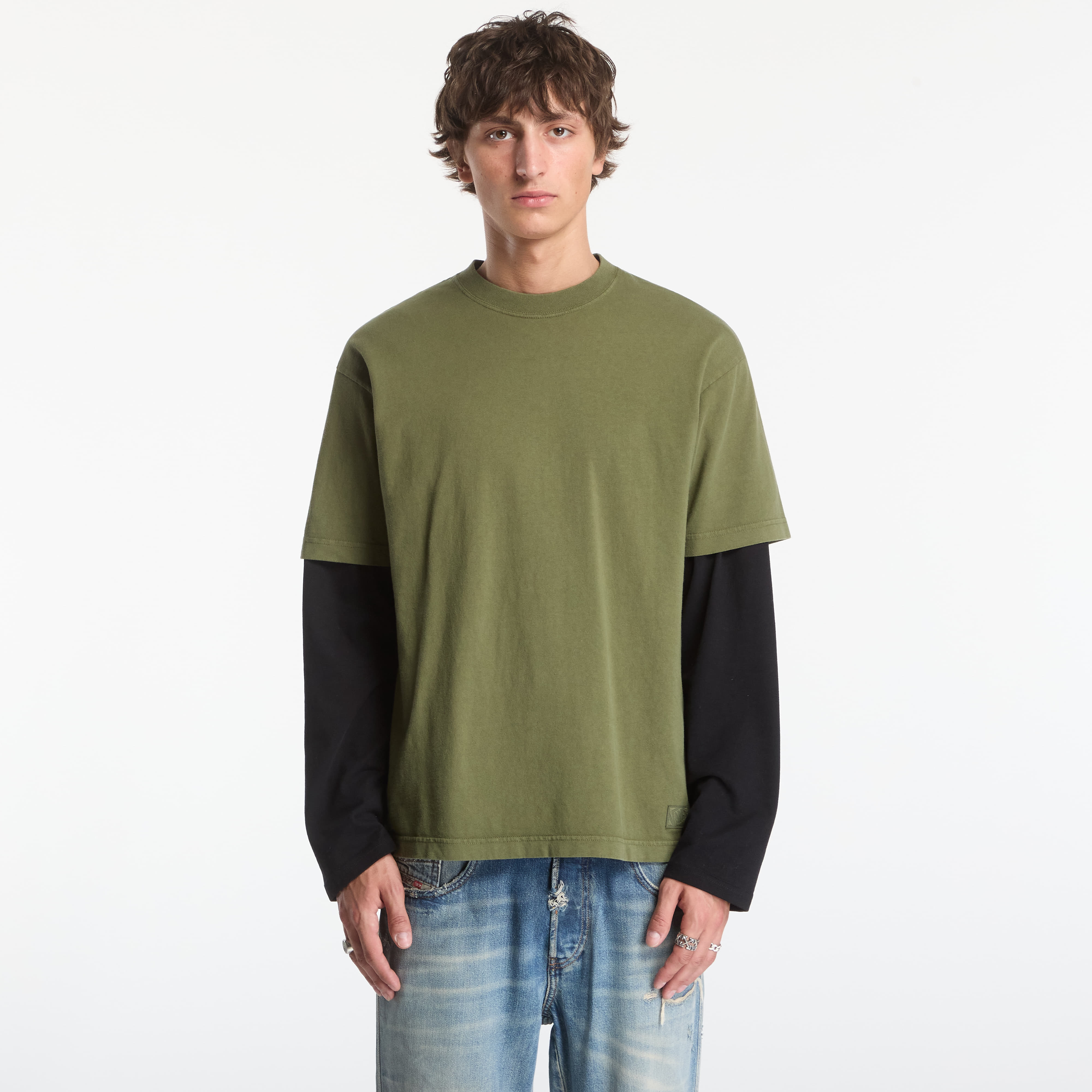 Тениска Vans Premium SS Loose Fit Tshirt Green Balsam L