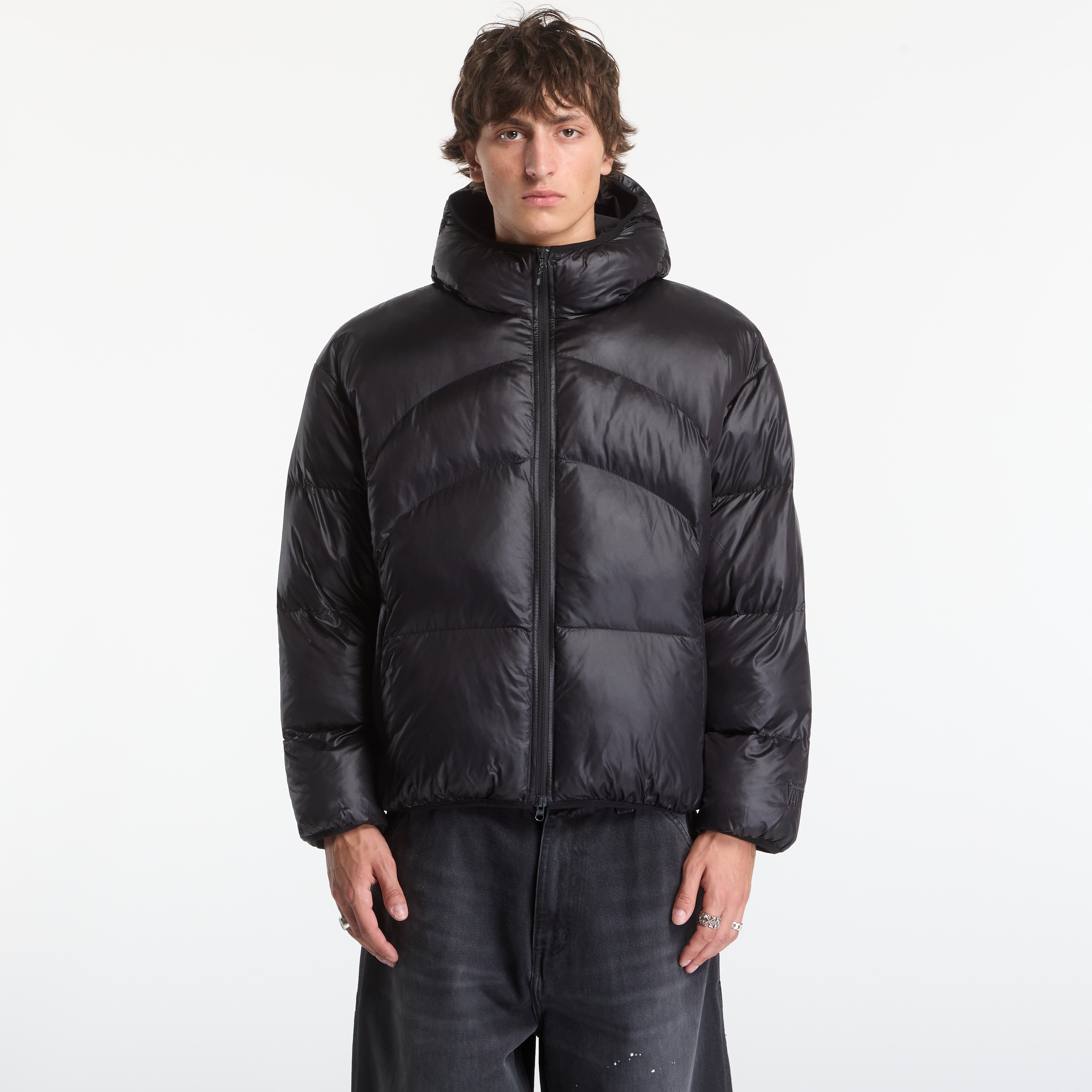 Пухено яке Vans Hawkings Puffer Black XL