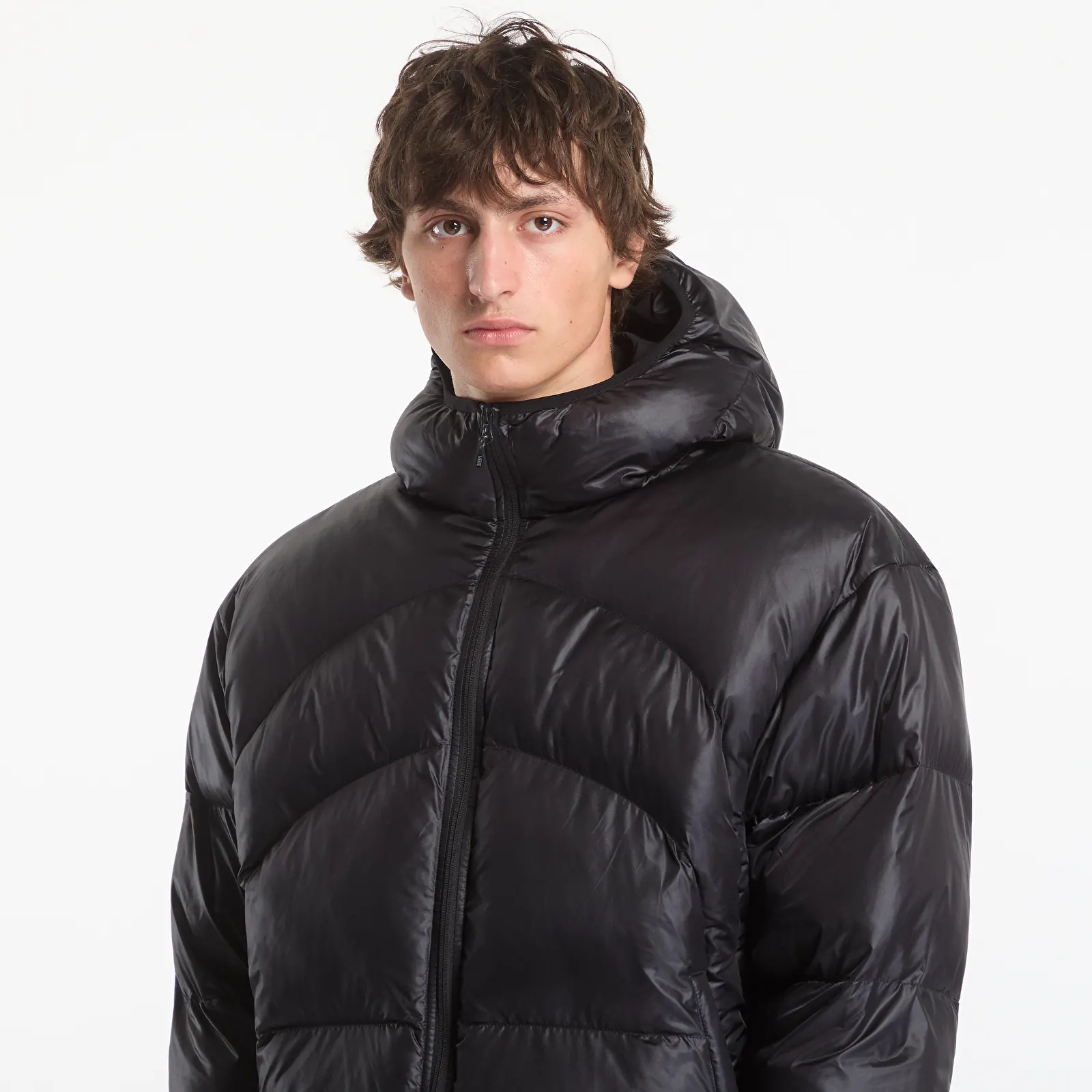 Men's down jackets Vans Hawkings Puffer Black