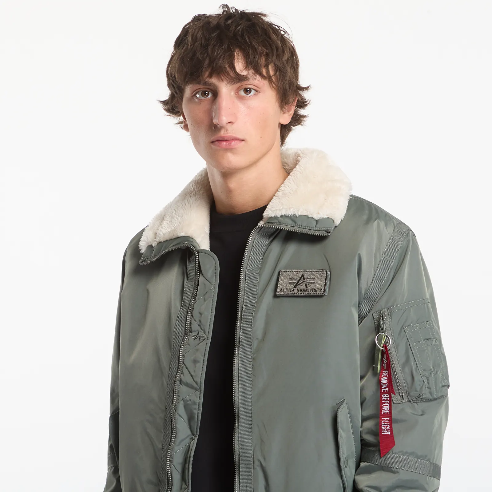 Pánske bundy Alpha Industries B-15 III TT Two Tone Sage-Green
