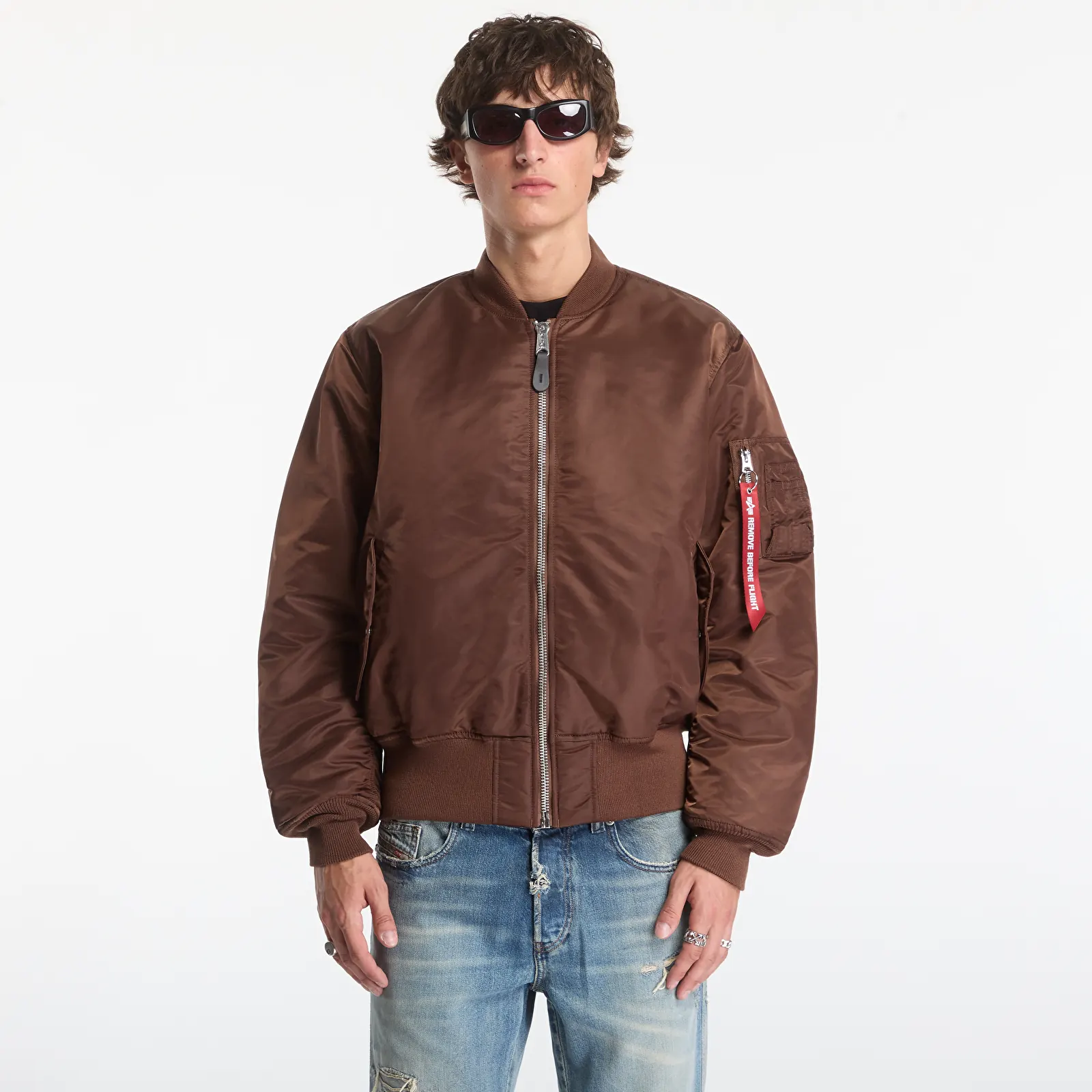Men's bombers Alpha Industries MA-1 Heritage Powder Brown