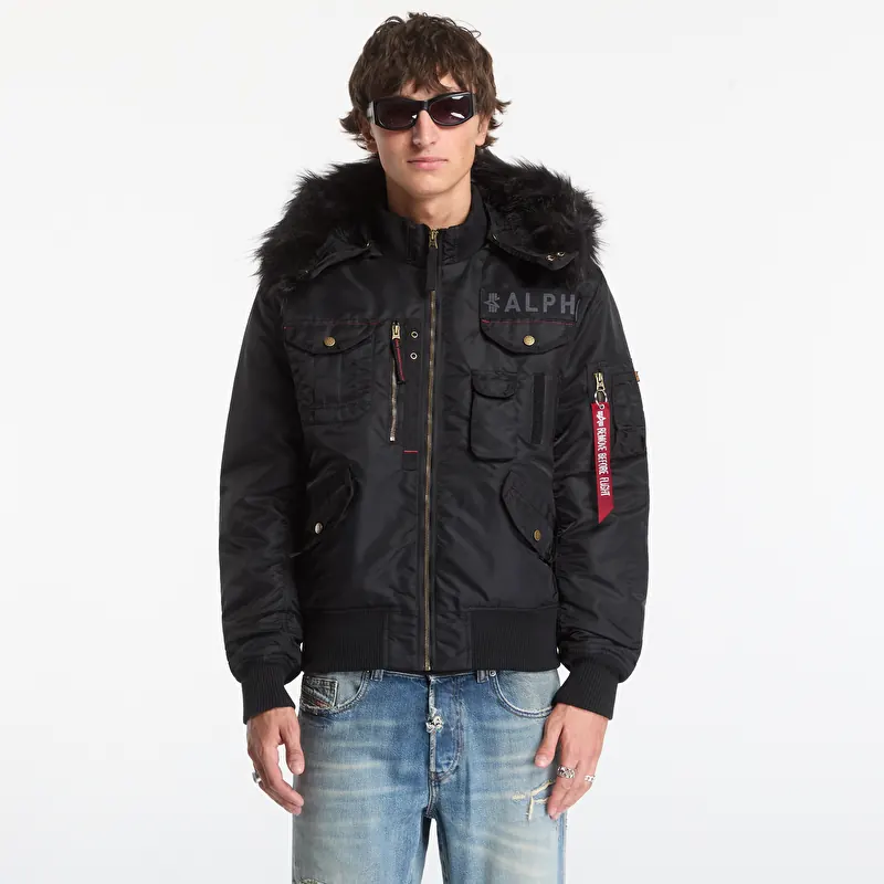 Chaqueta Alpha Industries Deflector Black