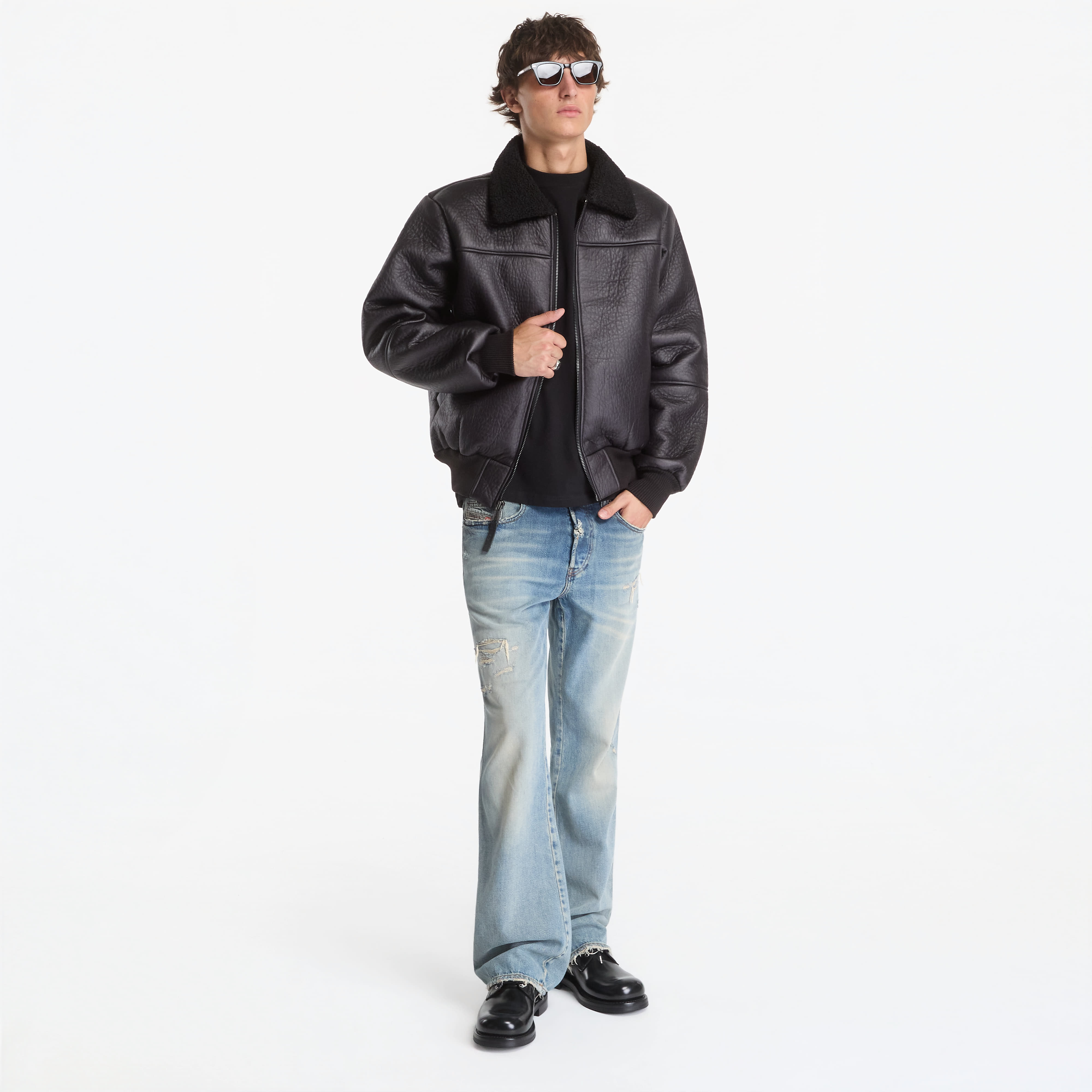 Μπουφάν Alpha Industries B-15 Modified Black/ Black S