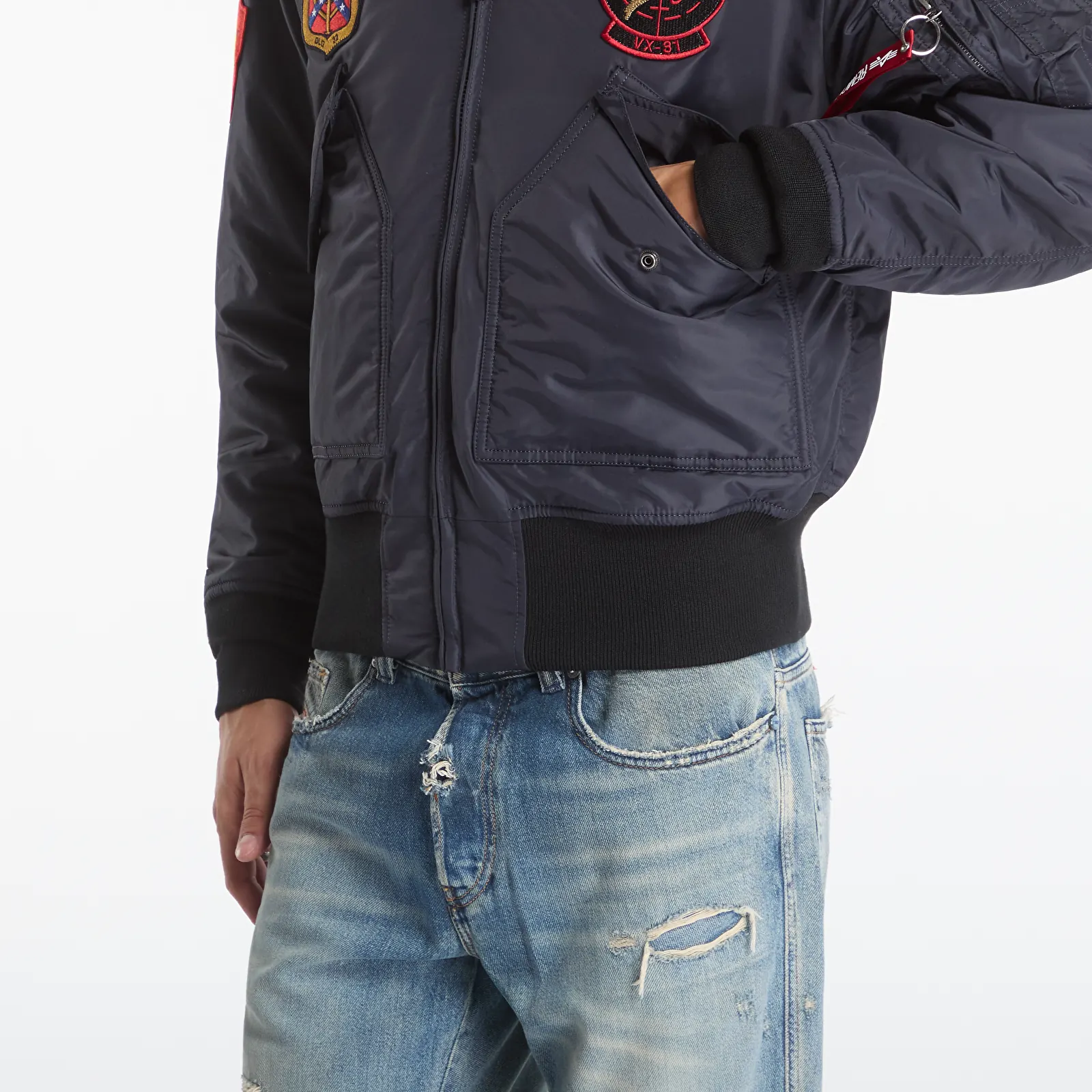Pánske bundy Alpha Industries CWU-45/P Devils Brigade Iron Grey