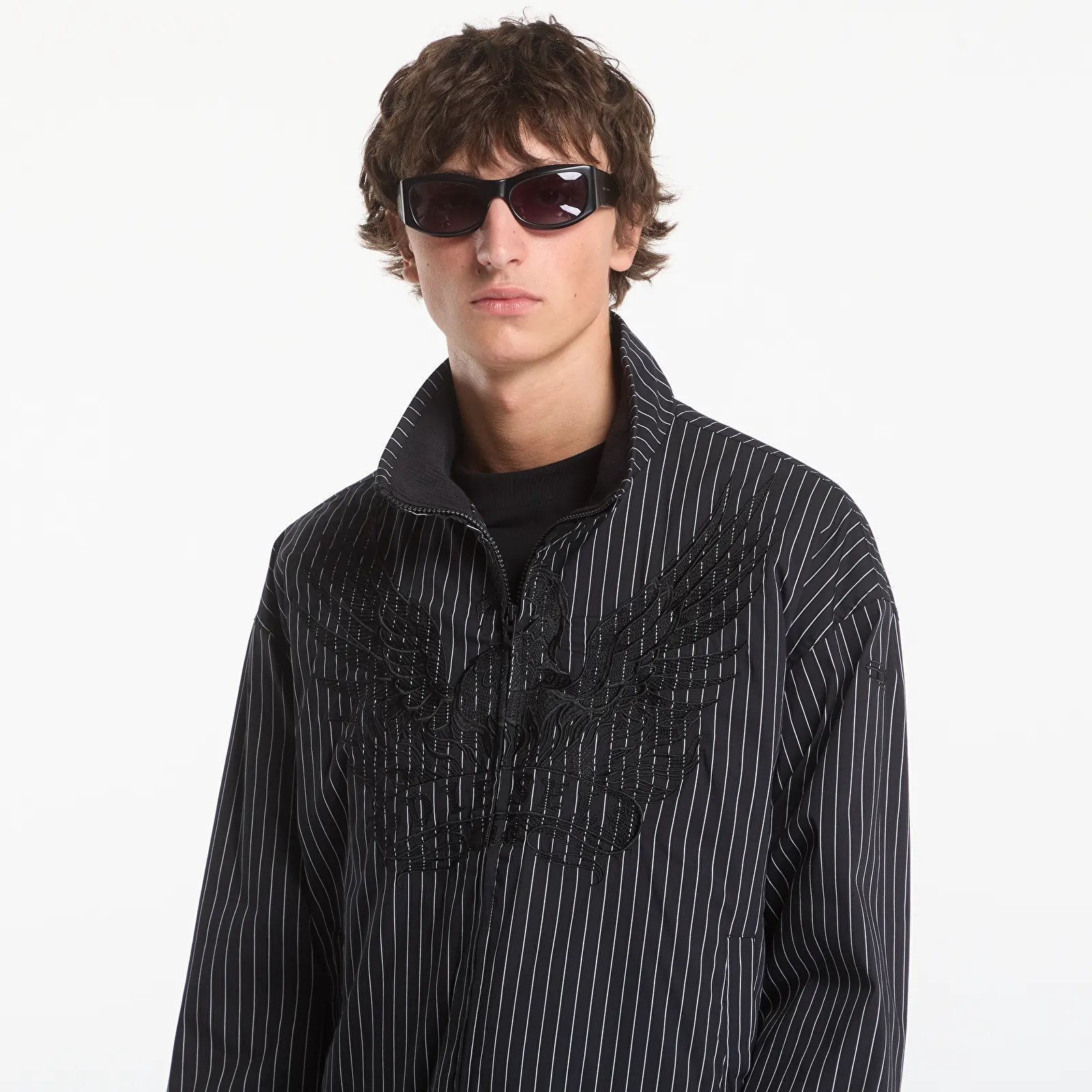 Men's jackets Diesel J-Corsar-Njca Jacket Black/ Violet