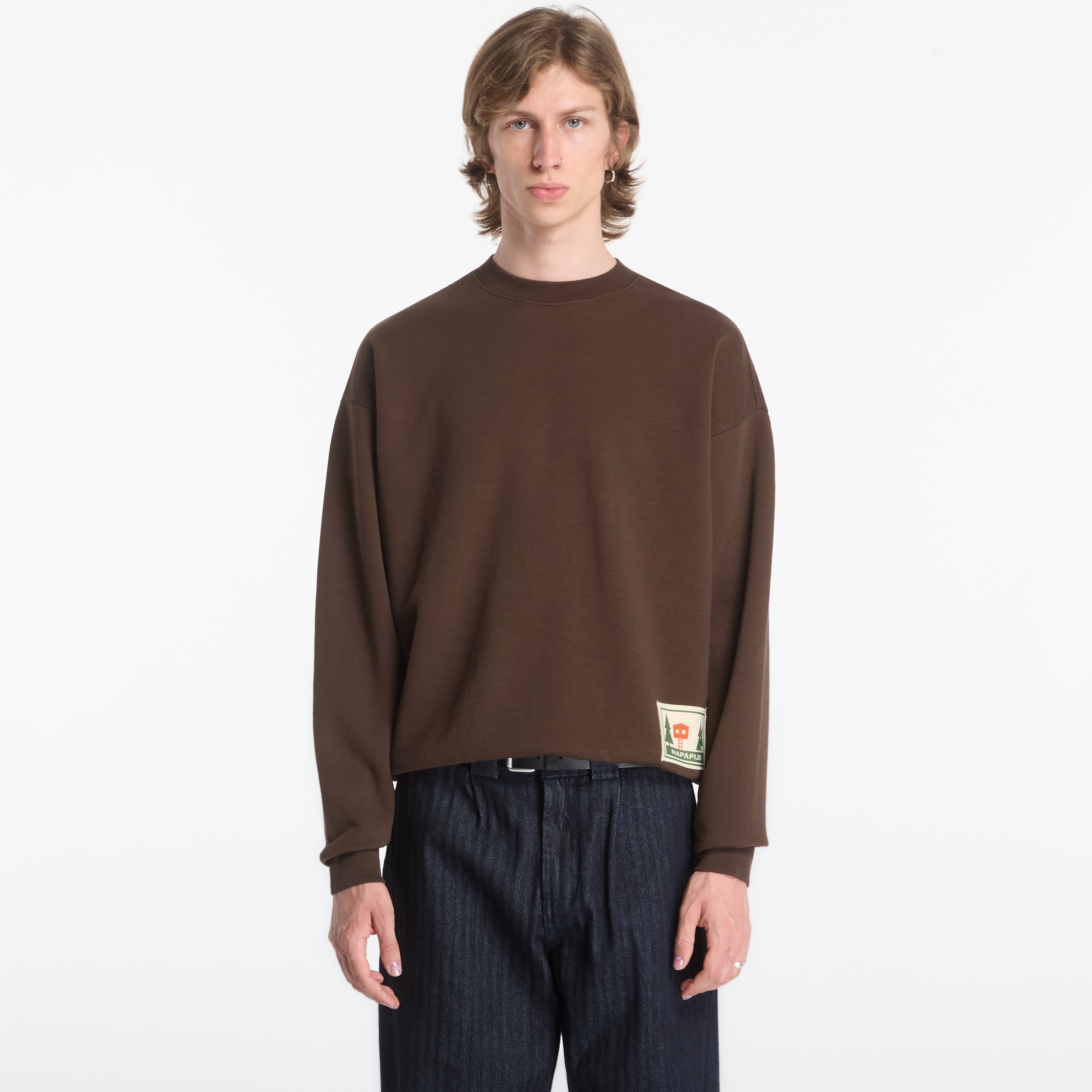 Суитшърт Napapijri Trahus French Terry Sweatshirt Demitasse M