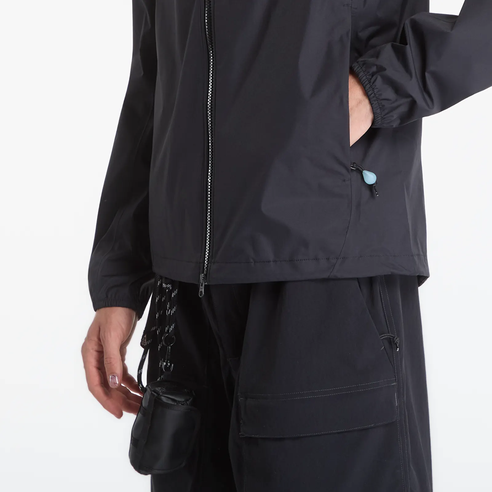 Pánské bundy Nike ACG "Phantazma" Men's Storm-FIT ADV Jacket Black/ Black/ Black/ Summit White