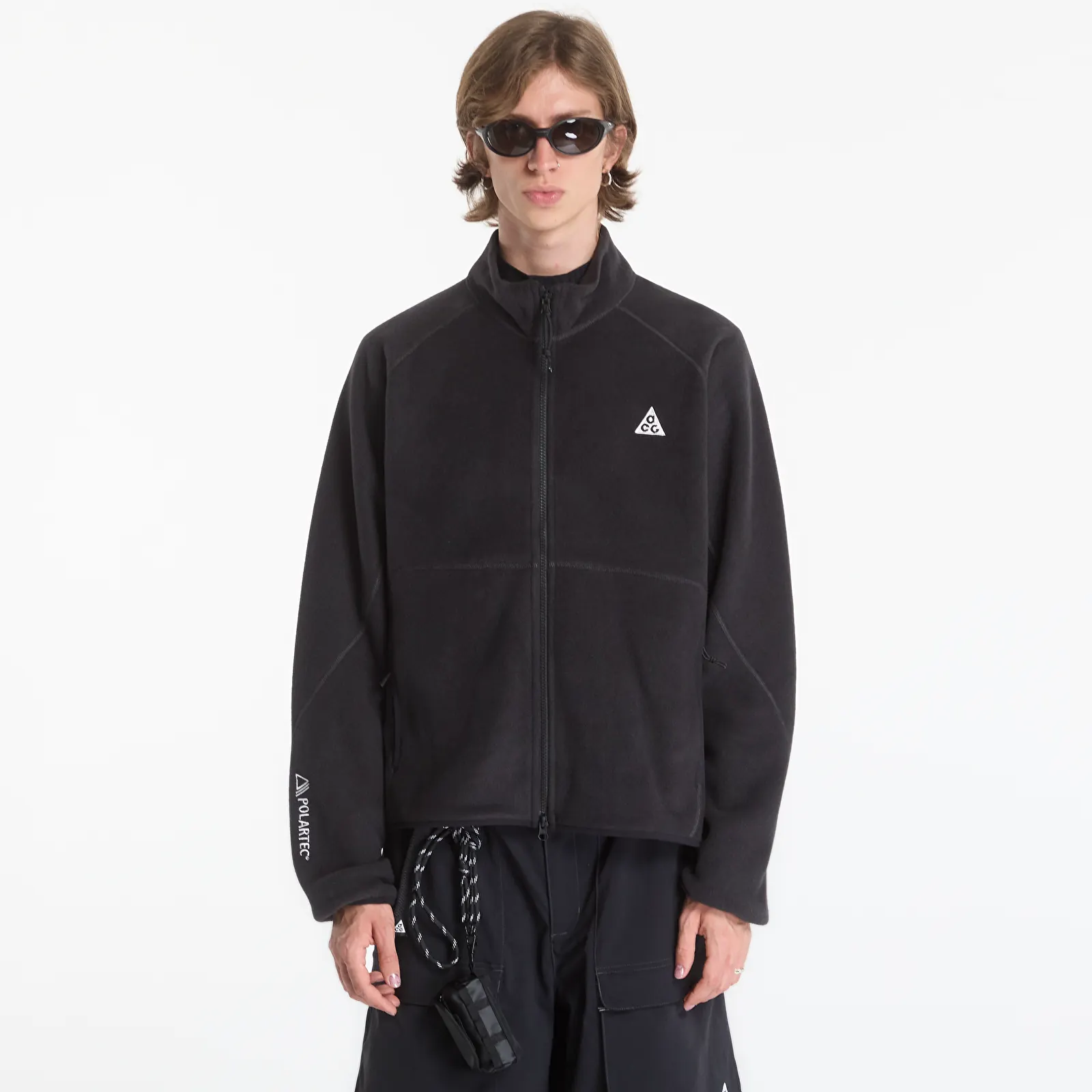 Men's sweatshirts Nike ACG "Wolf Tree" Full-Zip Jacket Black/ Black/ Black/ Summit White
