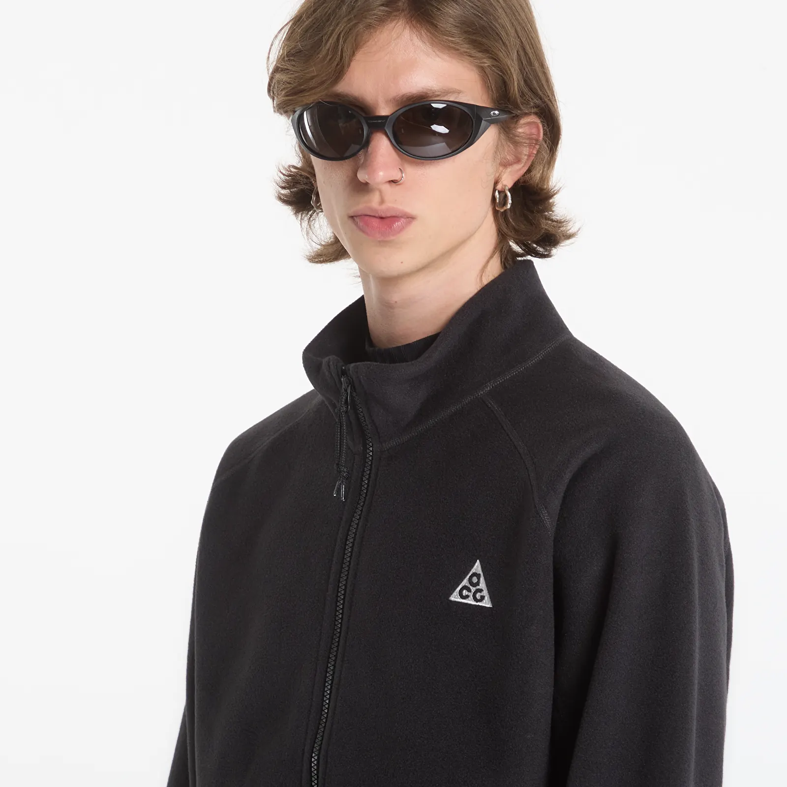 Men's sweatshirts Nike ACG "Wolf Tree" Full-Zip Jacket Black/ Black/ Black/ Summit White