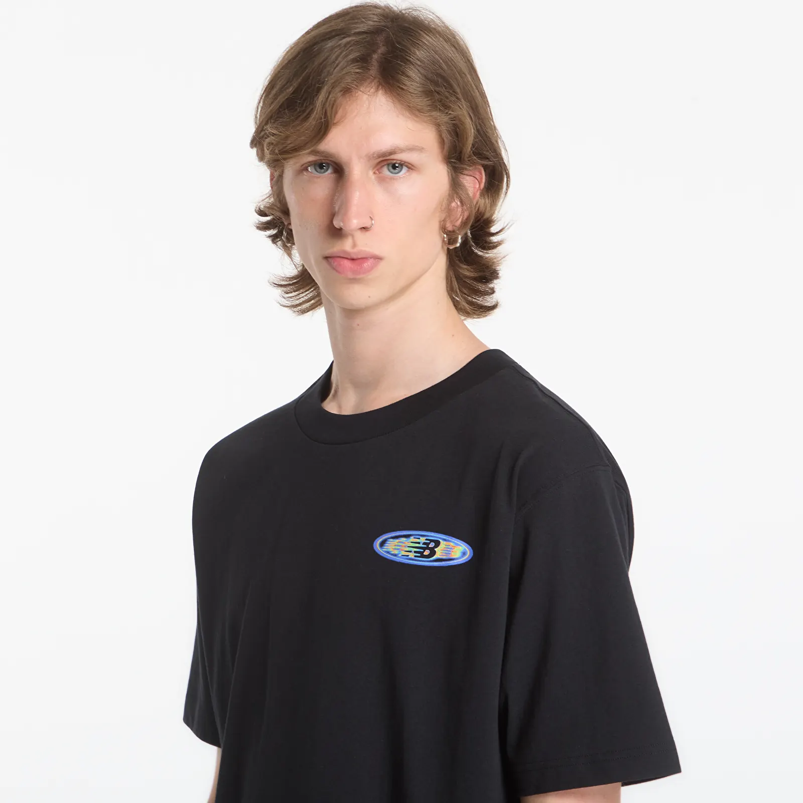 Men's T-shirts New Balance Heat Map Forward Thinker T-Shirt Black