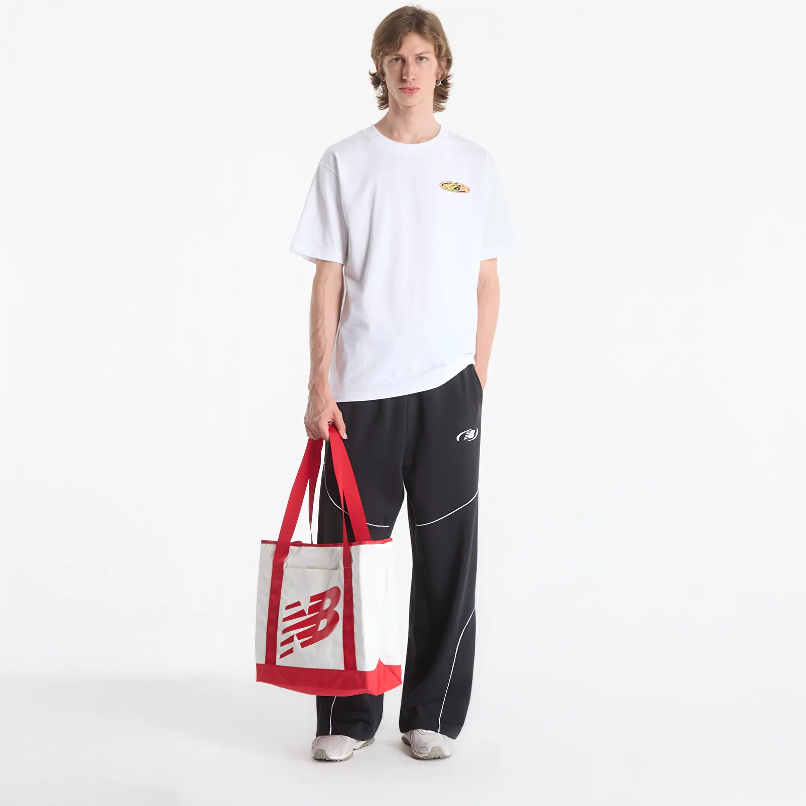 Men's T-shirts New Balance Heat Map Forward Thinker T-Shirt White