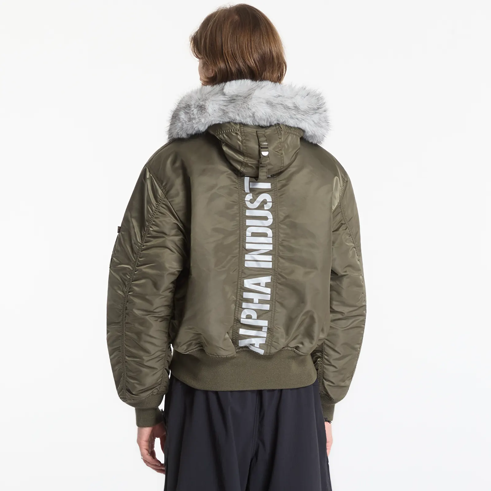 Jackets Alpha Industries 45/P Hooded Custom Mud Olive