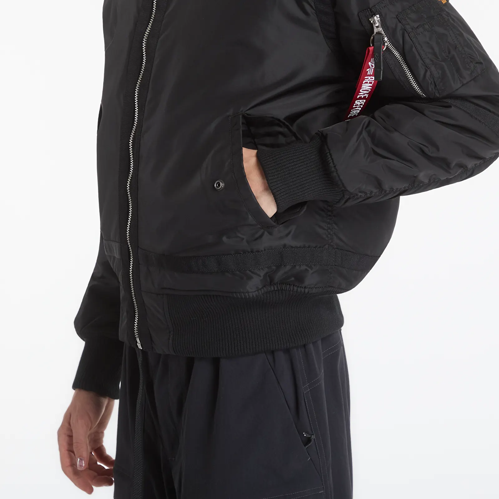 Férfi parkák Alpha Industries B-15 III TT Two Tone Black/ Beige
