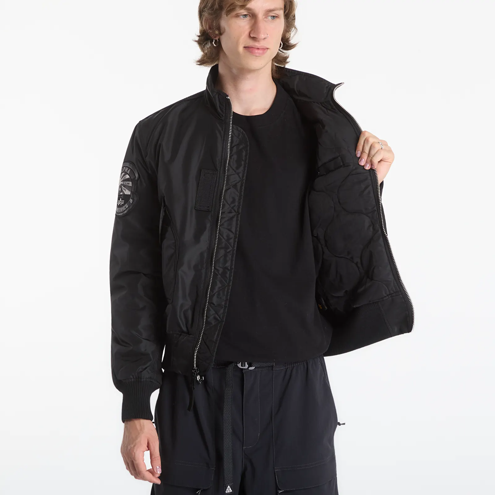 Bombery Alpha Industries Engine Black/ Black