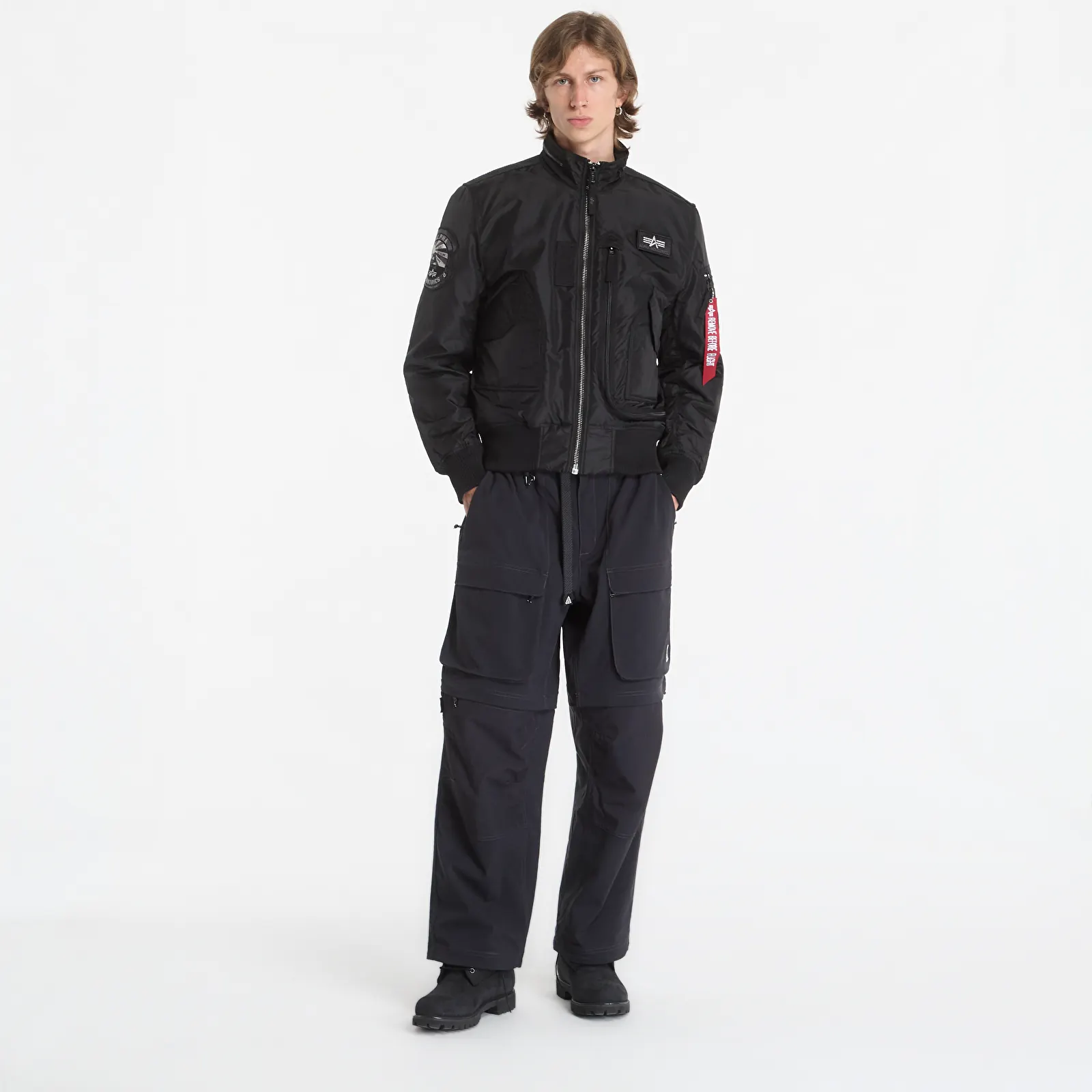 Bombery Alpha Industries Engine Black/ Black
