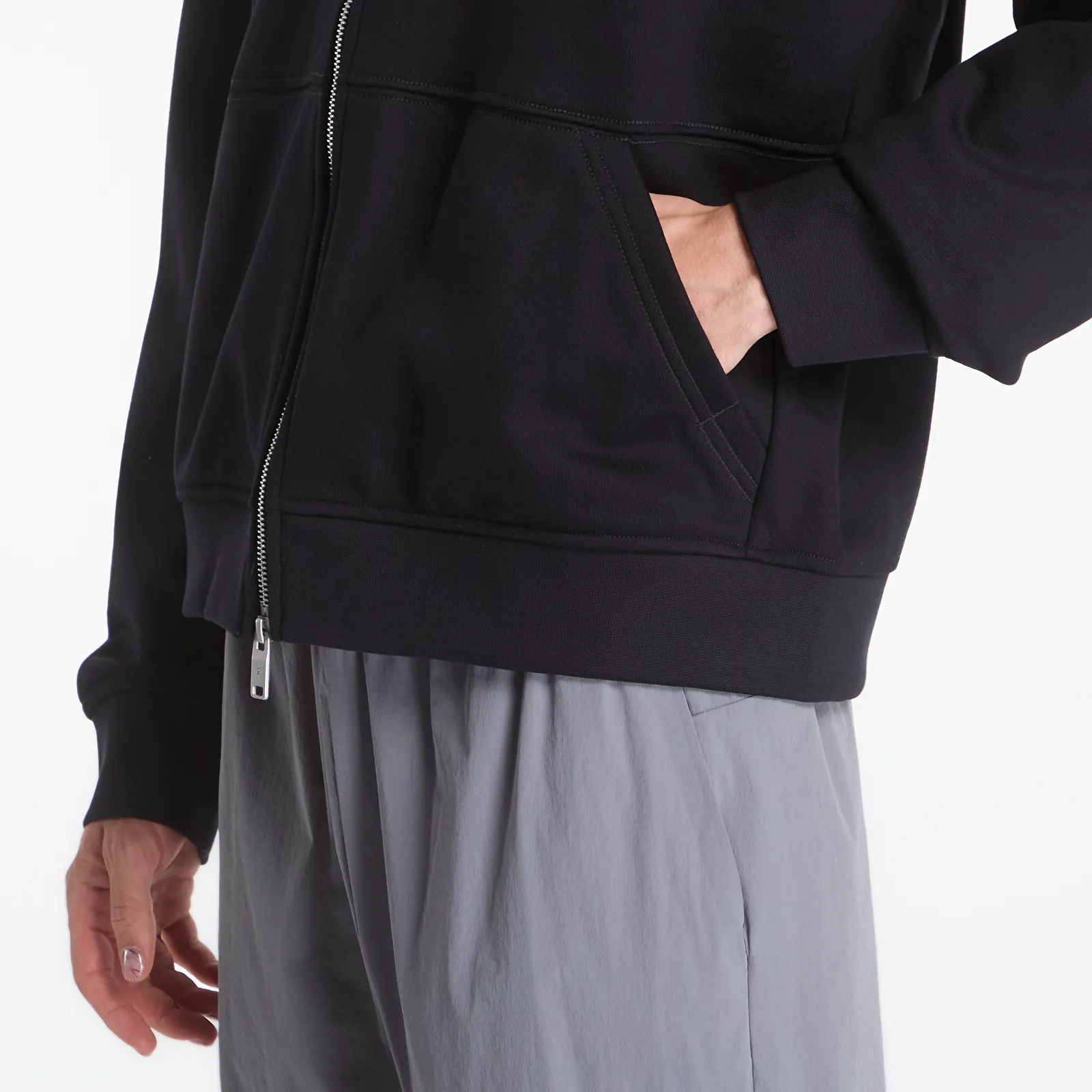 Pánske mikiny On Club Collective FZ Hoodie Black