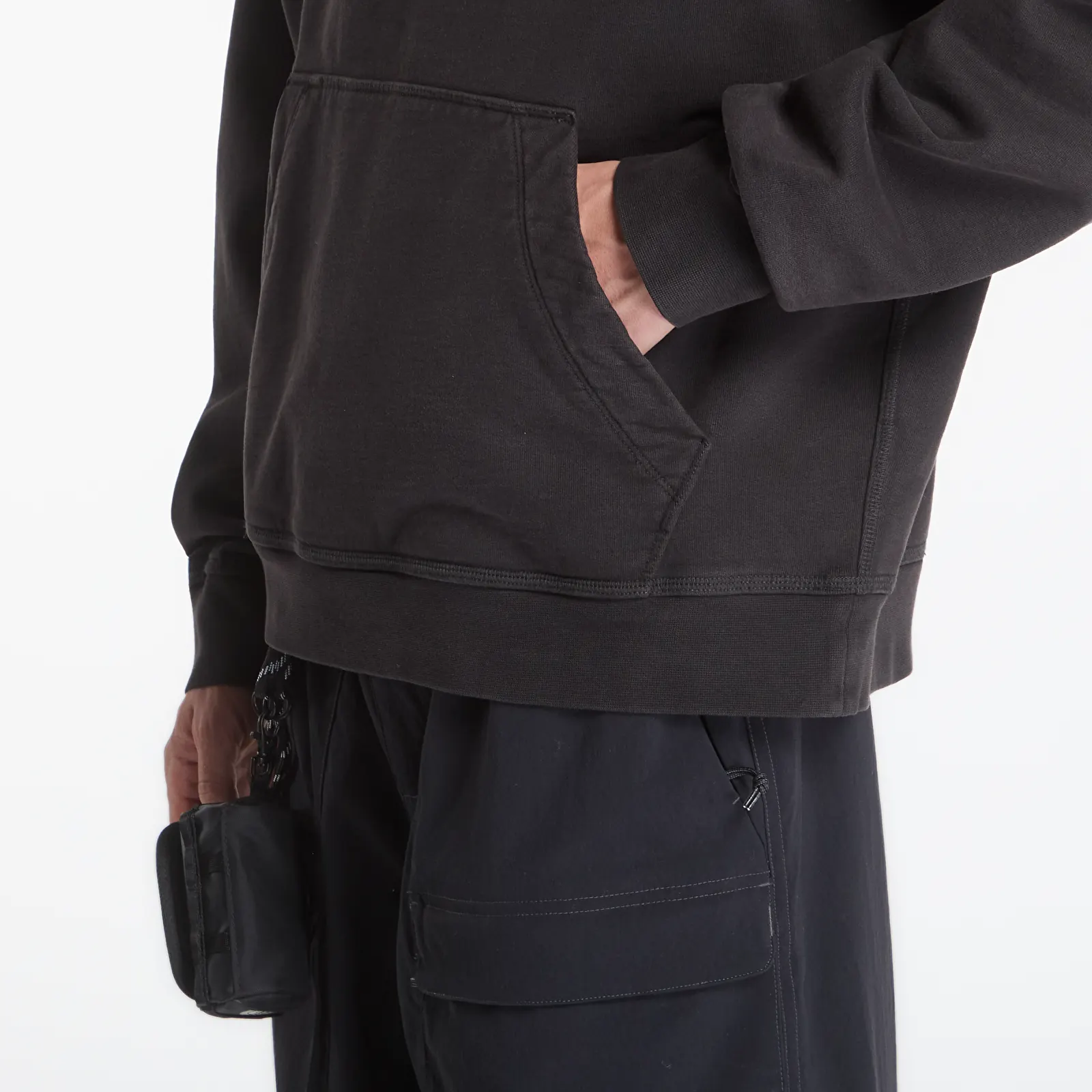 Men's sweatshirts Oakley Echo Mod Embroidered Hoodie Pitch Black