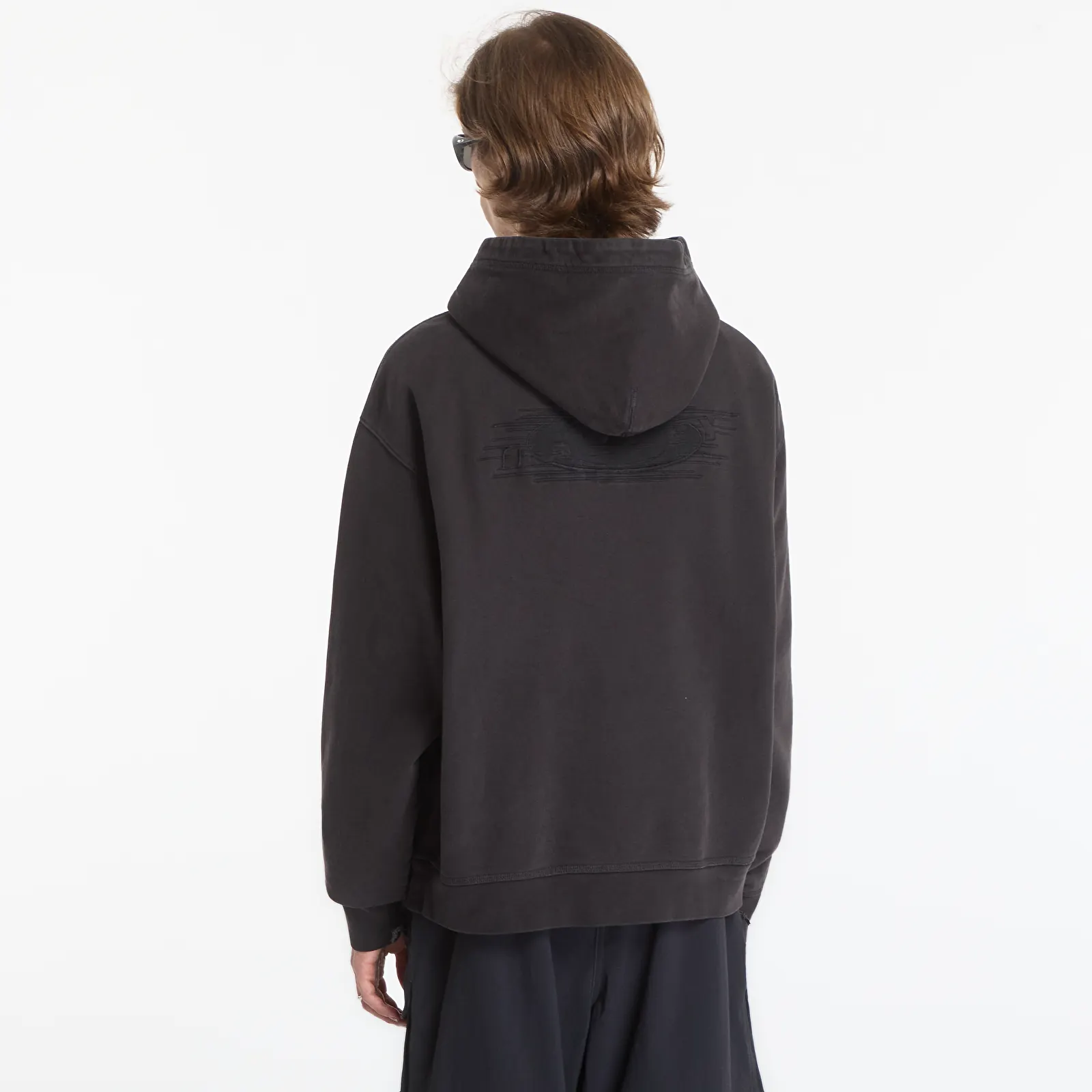 Men's sweatshirts Oakley Echo Mod Embroidered Hoodie Pitch Black