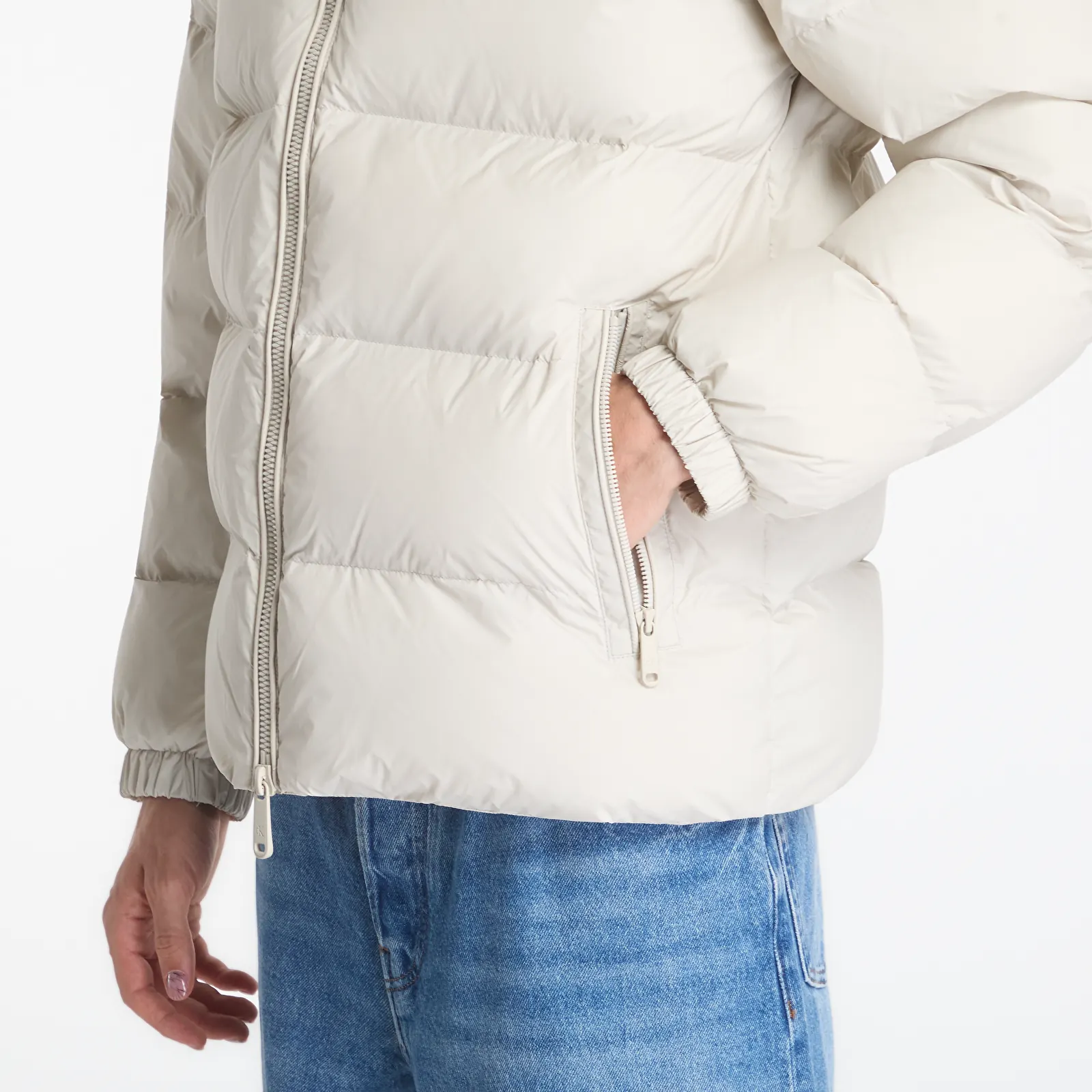 Men's down jackets Calvin Klein Jeans Ls Ltwt Nyln Paded H White