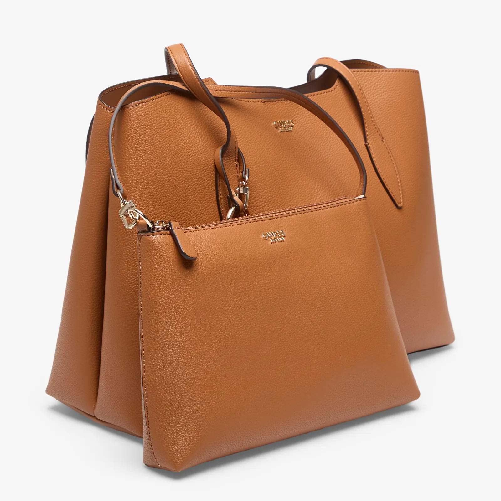 Genți de mână GUESS Melody 2 In 1 Tote Caramel