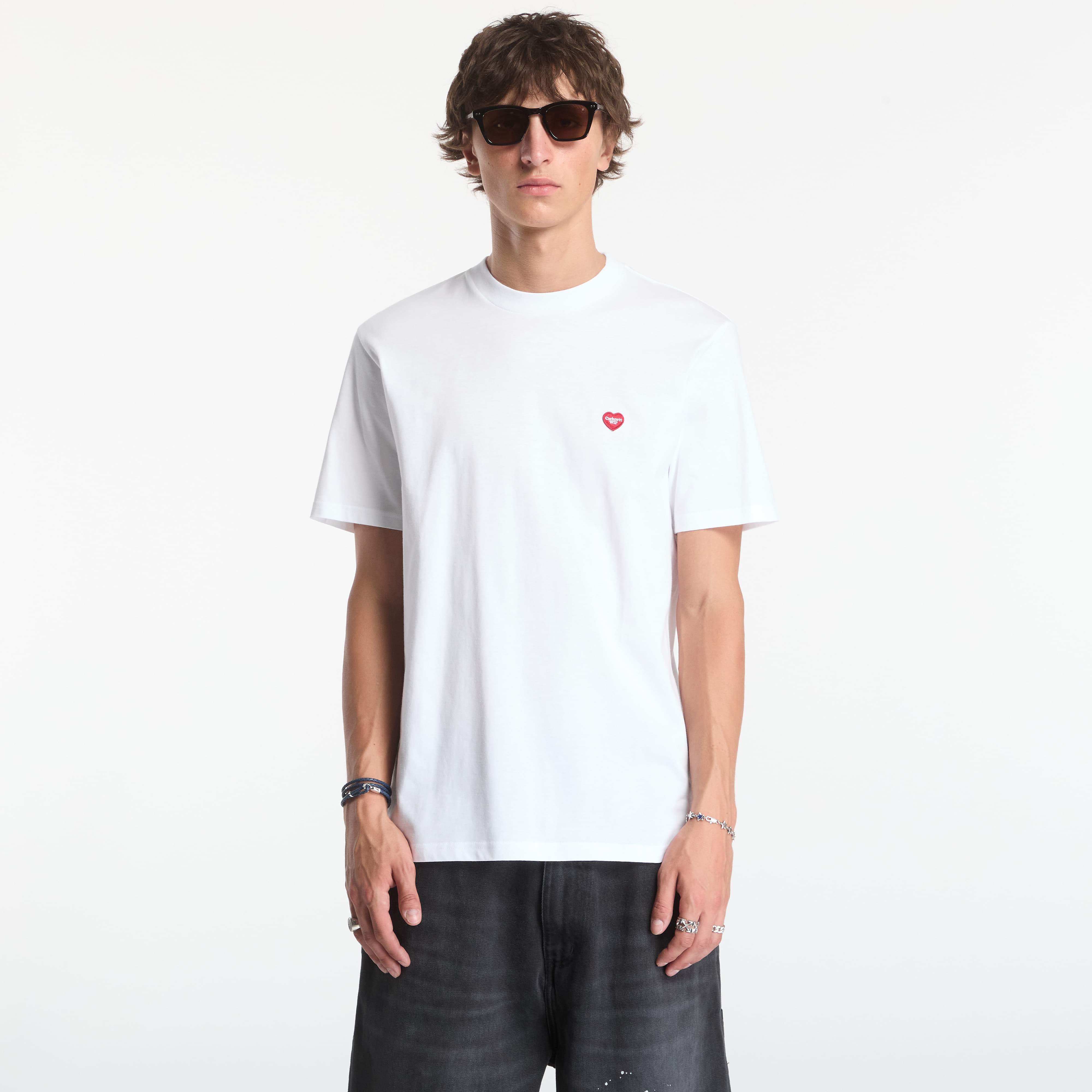 T-shirt Carhartt WIP SS Small Heart T-Shirt UNISEX White Red XL 48 €