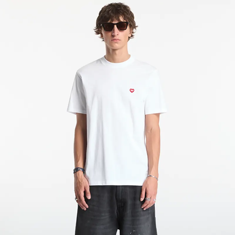 T-krekls Carhartt WIP S/S Small Heart T-Shirt UNISEX White/ Red