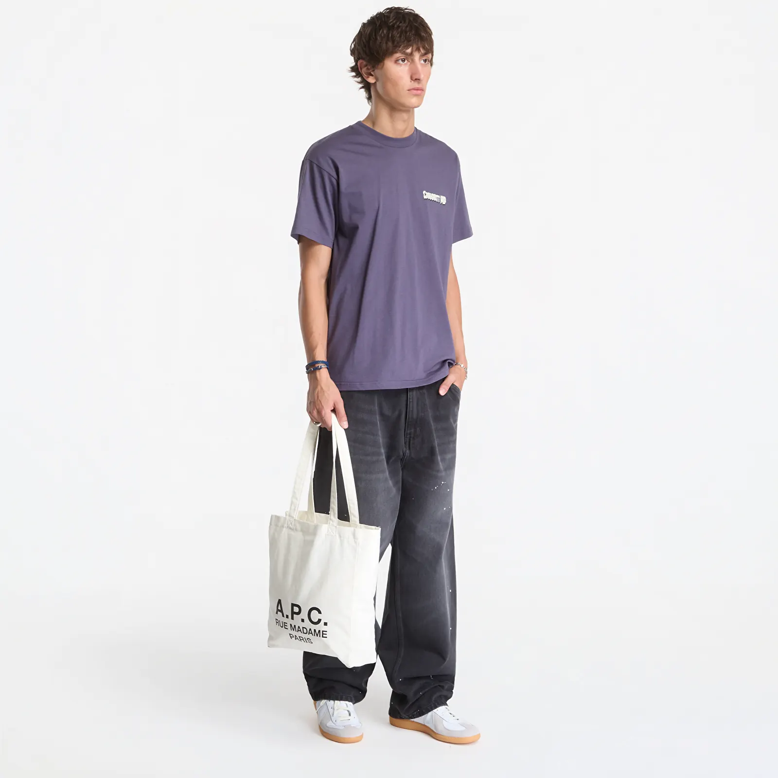Men's T-shirts Carhartt WIP S/S Wiptopia II T-Shirt UNISEX Shady Purple