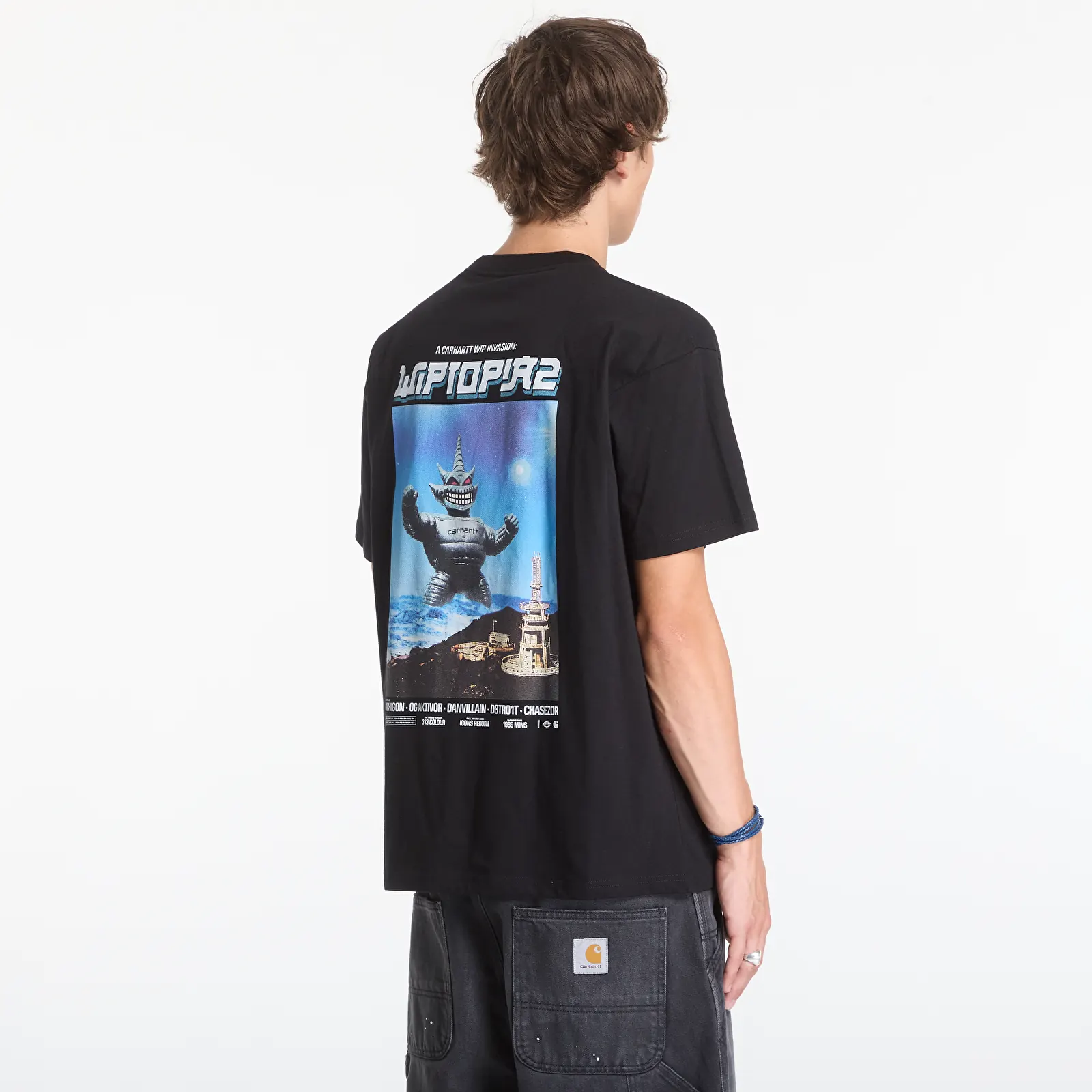 Мужские футболки Carhartt WIP S/S Wiptopia II T-Shirt UNISEX Black