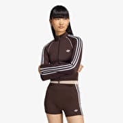 adidas Essentials 3 Stripes Seamless Tracktop Aurora Coffee
