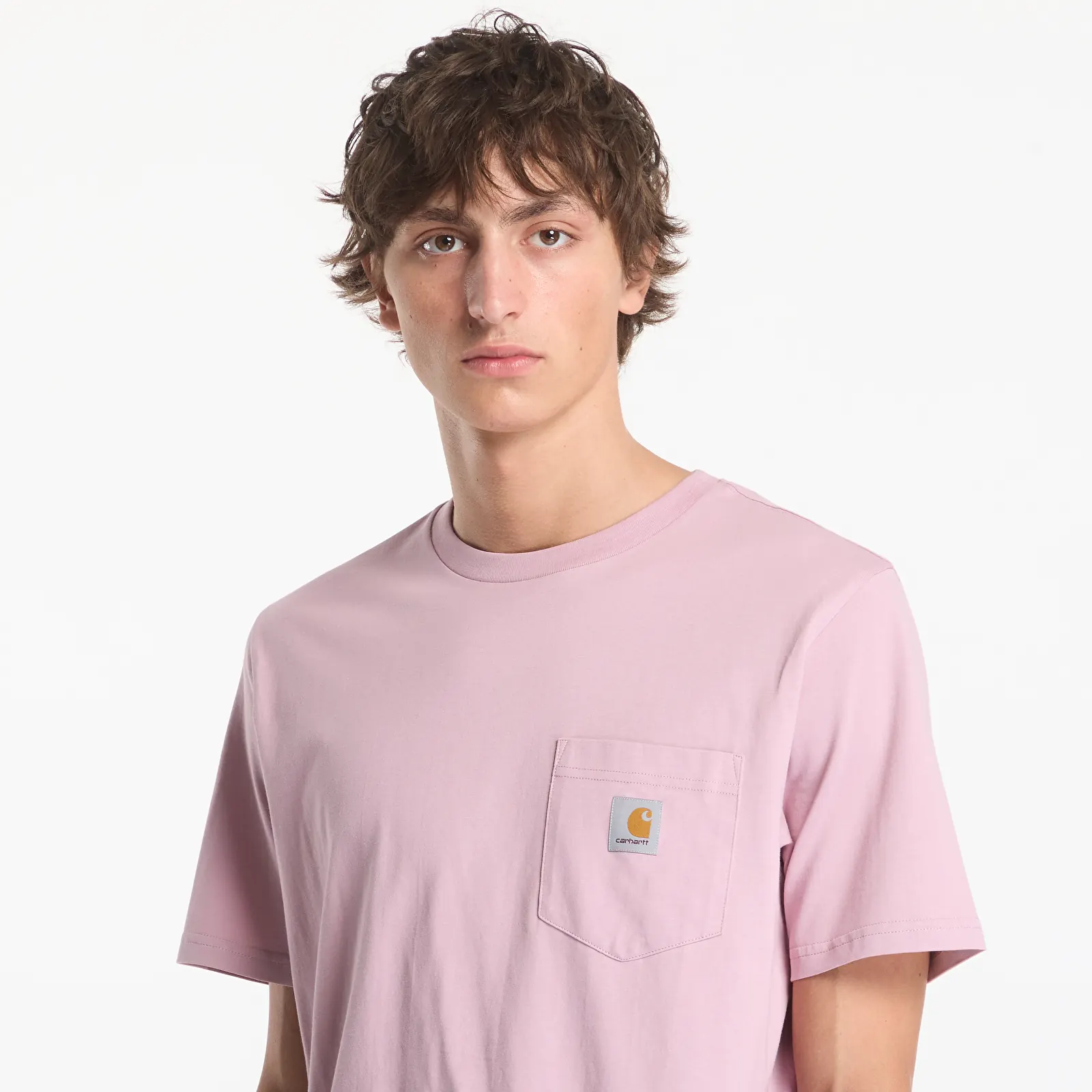 Pánská trička Carhartt WIP S/S Pocket T-Shirt UNISEX Hortensia