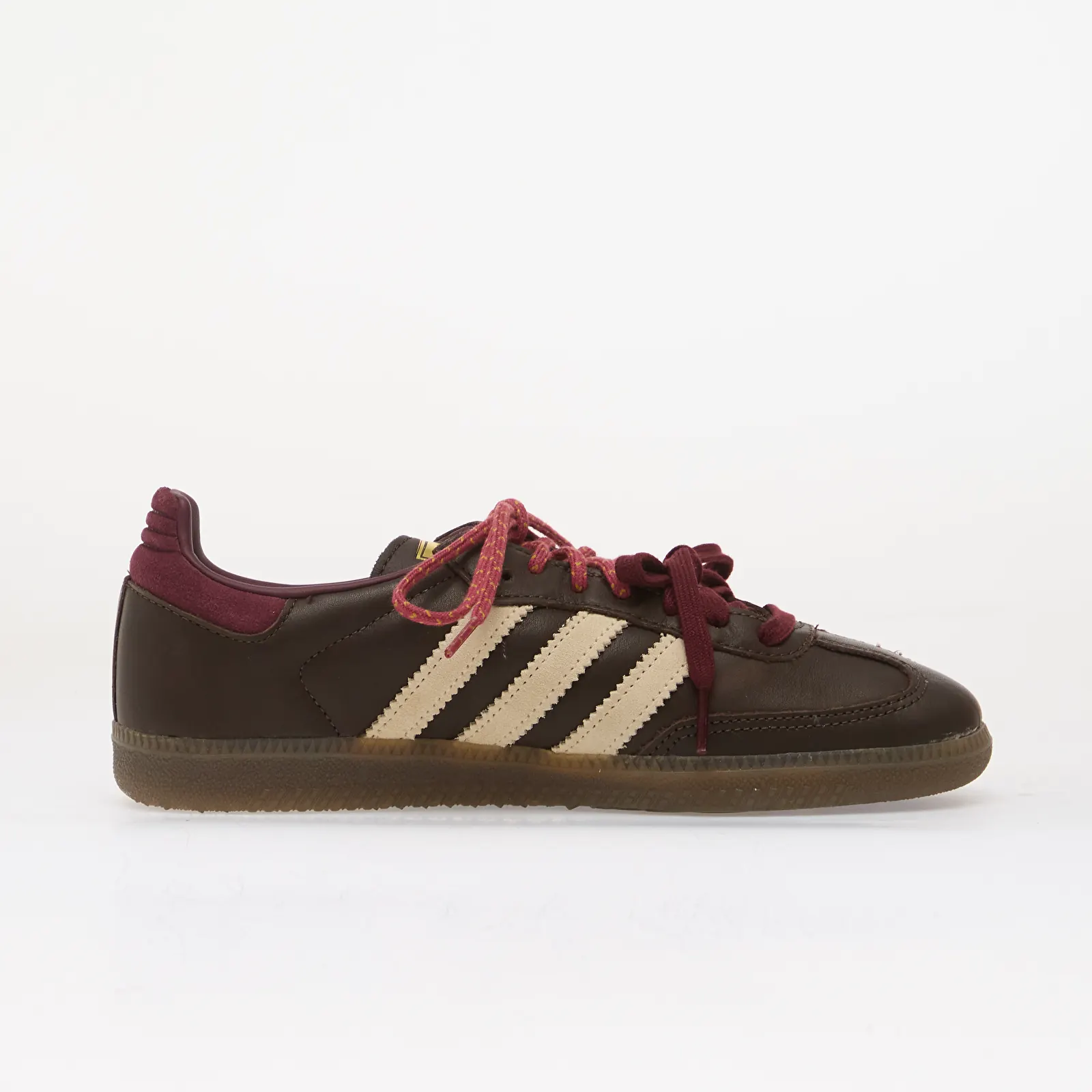 Women's sneakers and shoes adidas Samba OG Brown/ Warm Vanilla/ Maroon