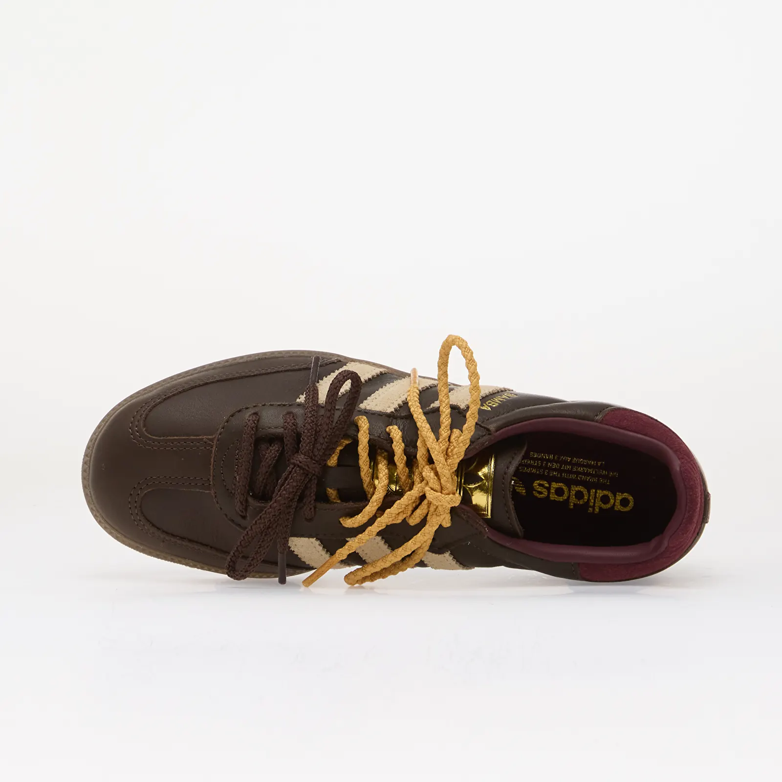 Women's sneakers and shoes adidas Samba OG Brown/ Warm Vanilla/ Maroon