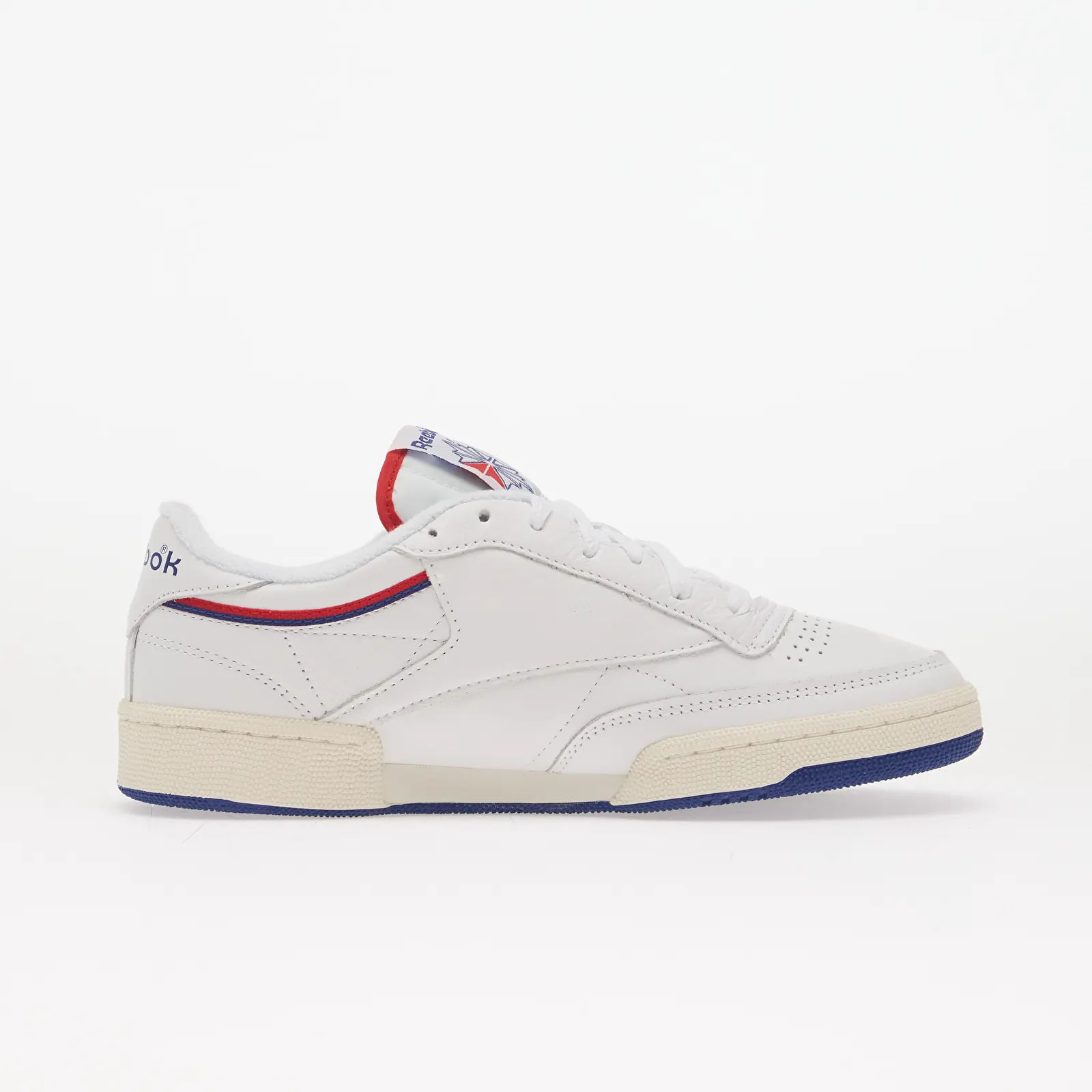Miesten lenkkarit ja kengät Reebok Club C 85  White/ Blue/ Red
