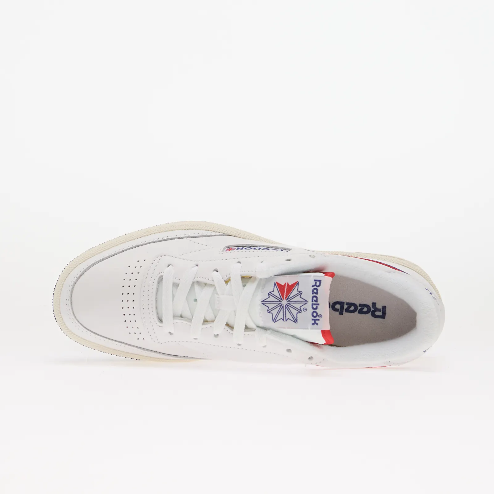 Miesten lenkkarit ja kengät Reebok Club C 85  White/ Blue/ Red