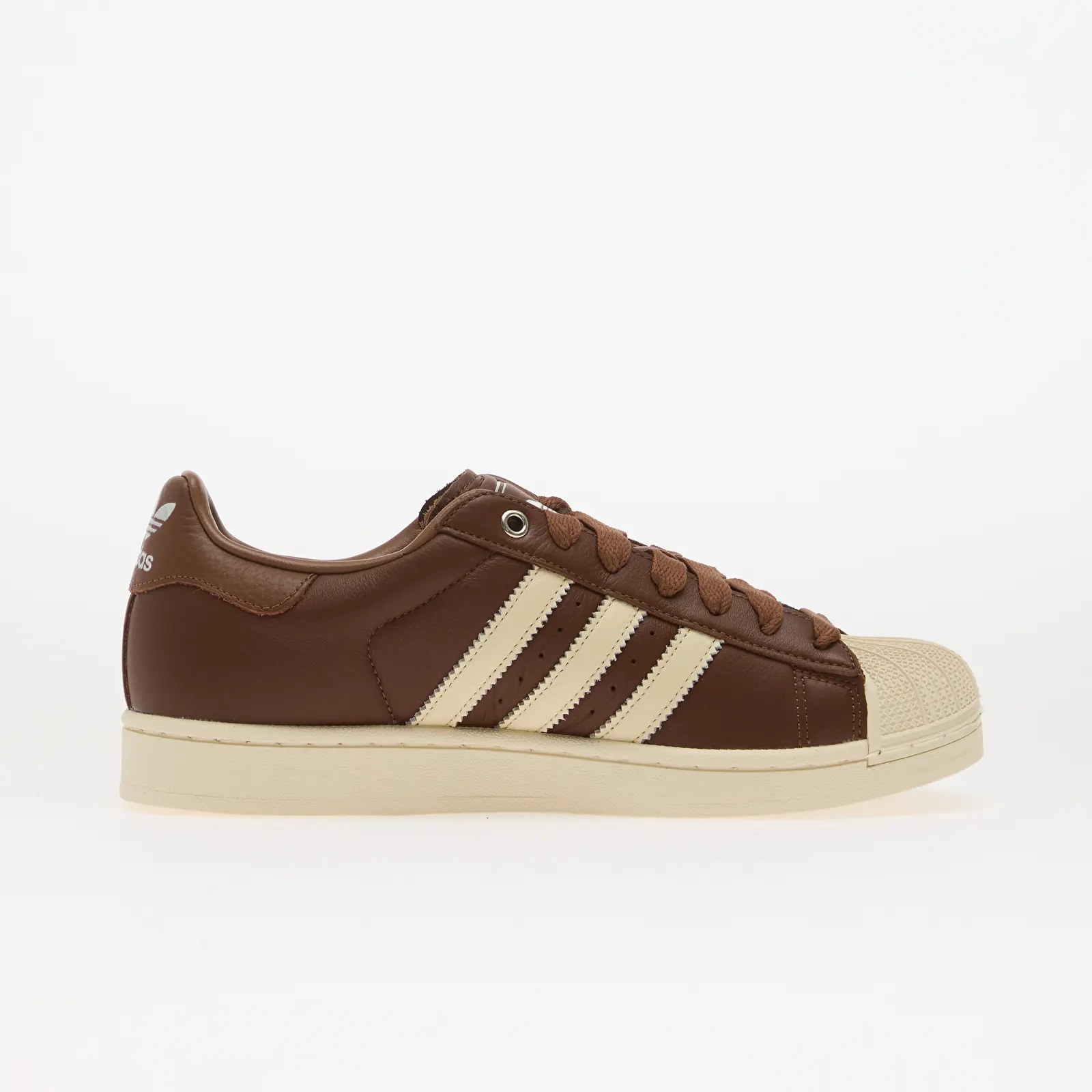 Men's sneakers and shoes adidas Superstar II Preloved Brown/ Cream White/ Silver Met.