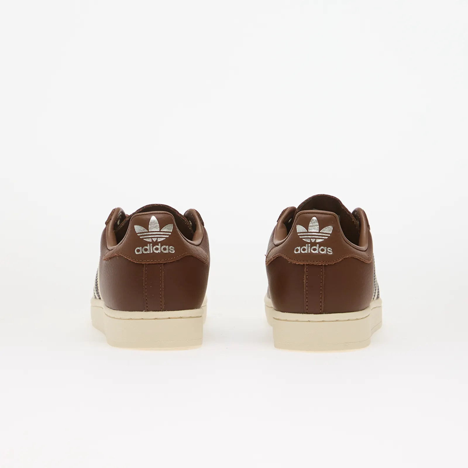 Men's sneakers and shoes adidas Superstar II Preloved Brown/ Cream White/ Silver Met.