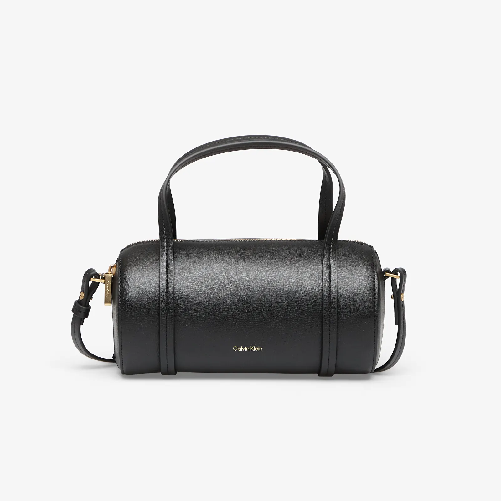 Handbags Calvin Klein Foil Logo Small Duffle Bag Black/ Toasted Coconut