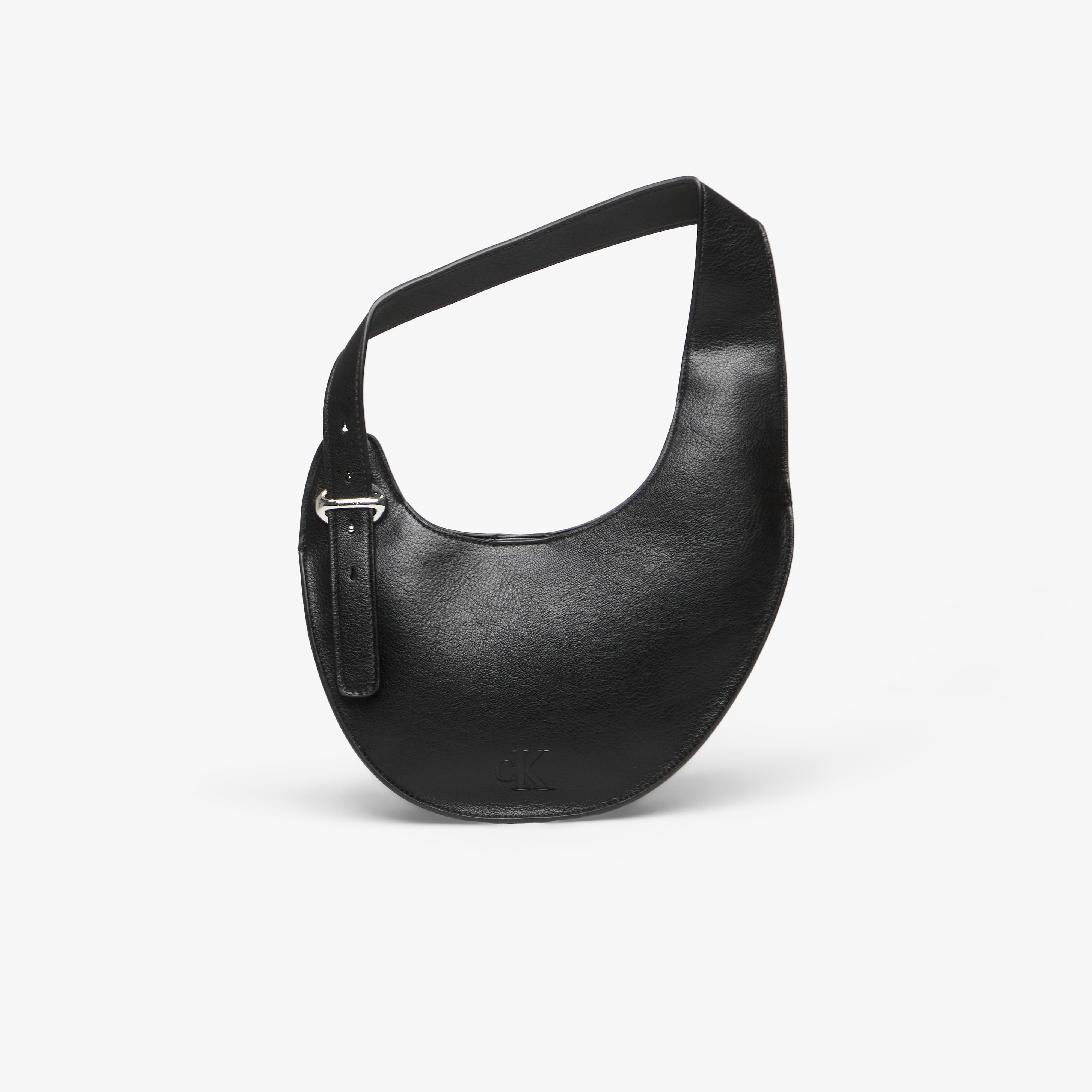 Kabelka Calvin Klein Asym Buckle Shoulder Bag Black OS