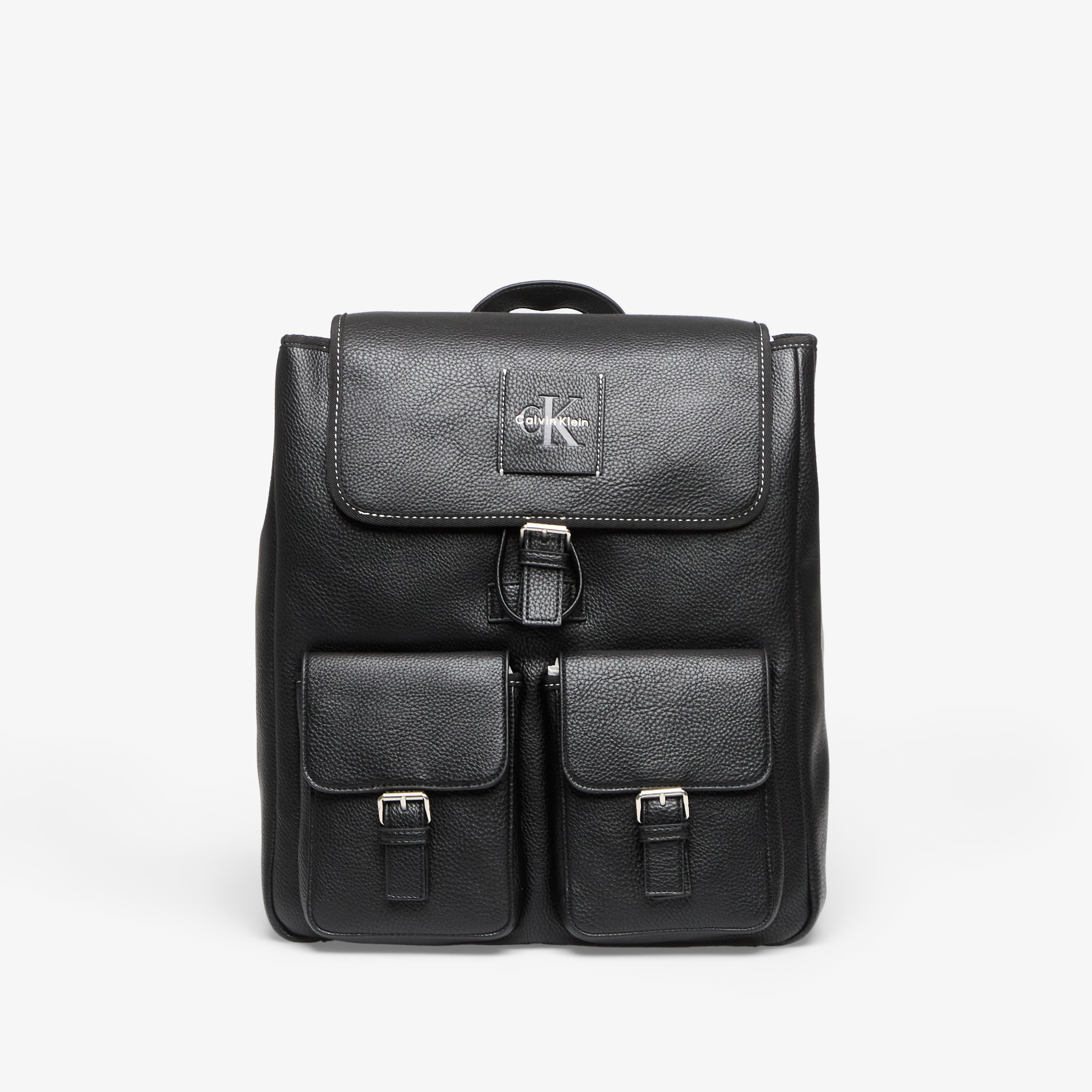 Раница Calvin Klein Bold Pebble Flap Backpack Black OS