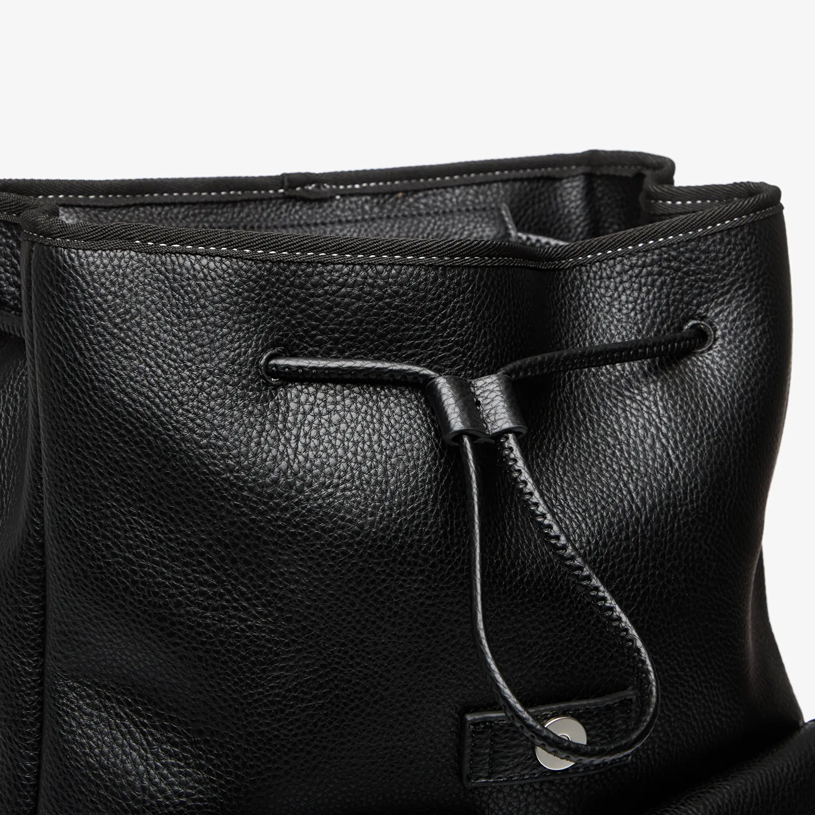 Backpacks Calvin Klein Bold Pebble Flap Backpack Black