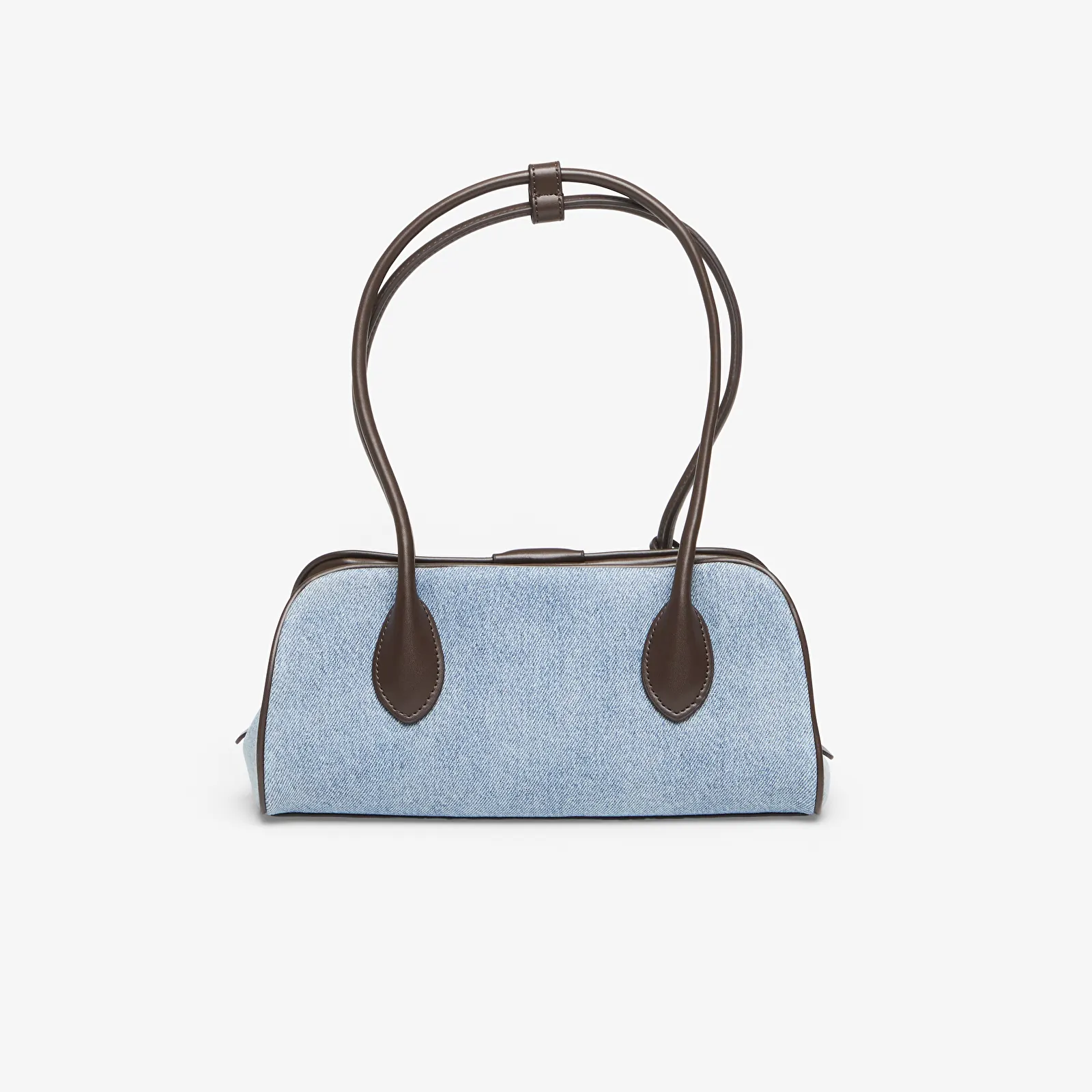 Handbags Calvin Klein Emblem Trio Denim Shoulder Bag LIGHT WASH DENIM