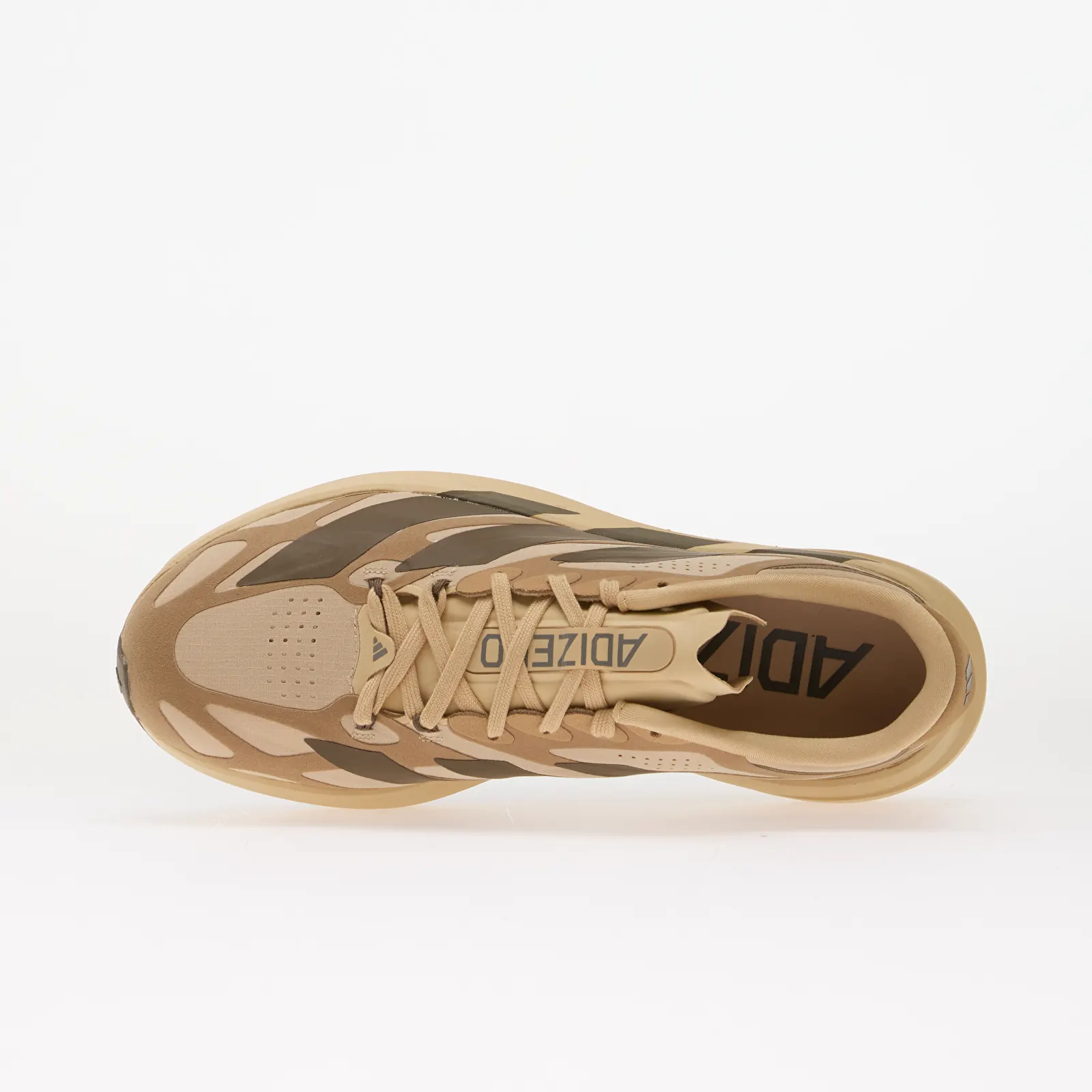 Ανδρικά παπούτσια adidas Adizero EVO SL Exo Suede Magic Beige/ Cargo Brown/ Cardboard