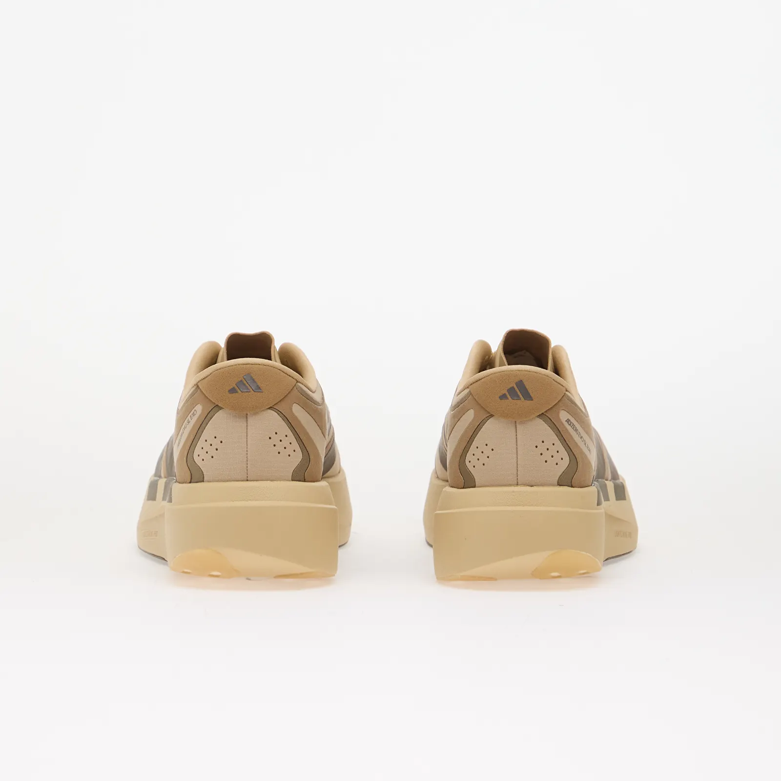 Ανδρικά παπούτσια adidas Adizero EVO SL Exo Suede Magic Beige/ Cargo Brown/ Cardboard