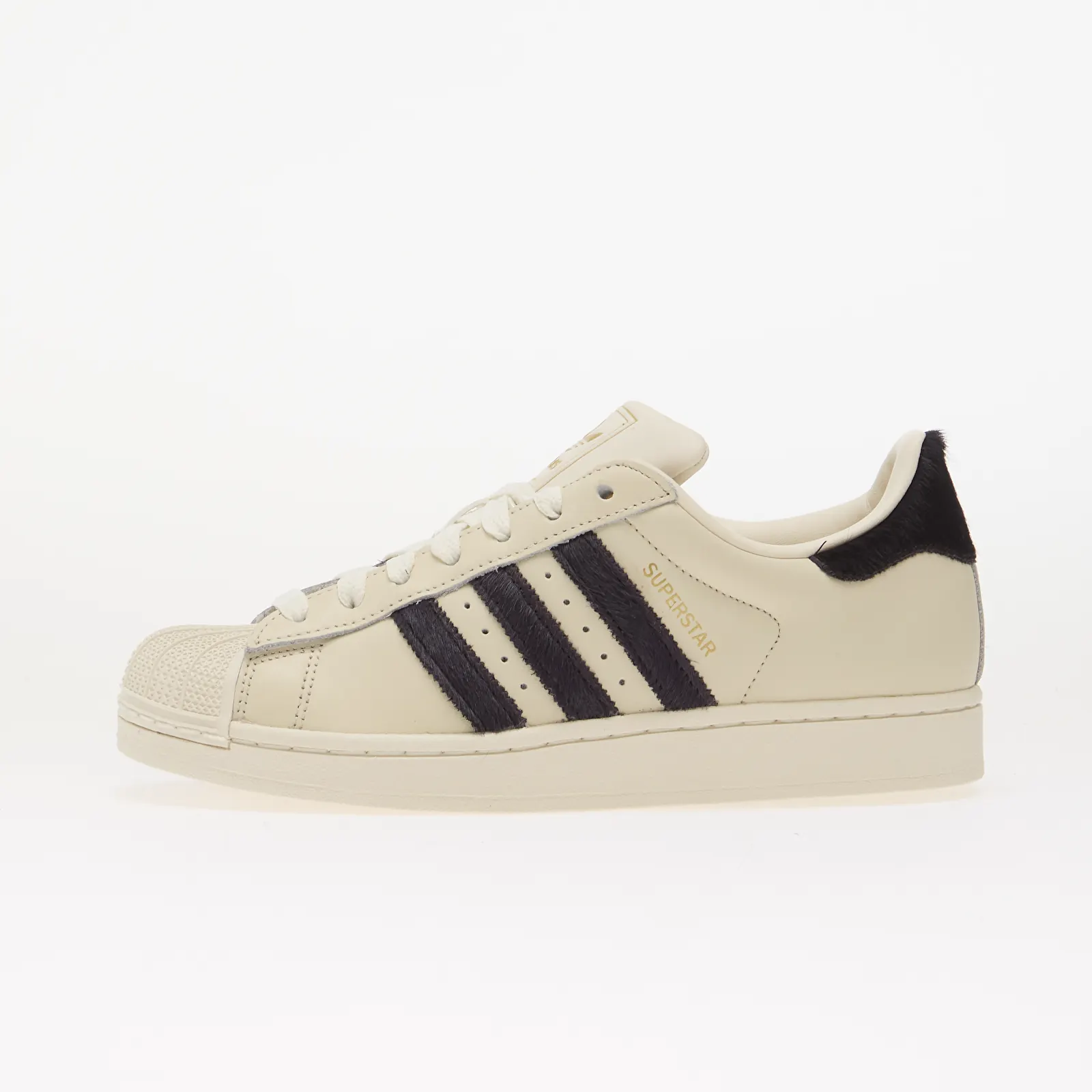 Women's sneakers and shoes adidas Superstar II Off White/ Aurora Black/ Gold Metallic