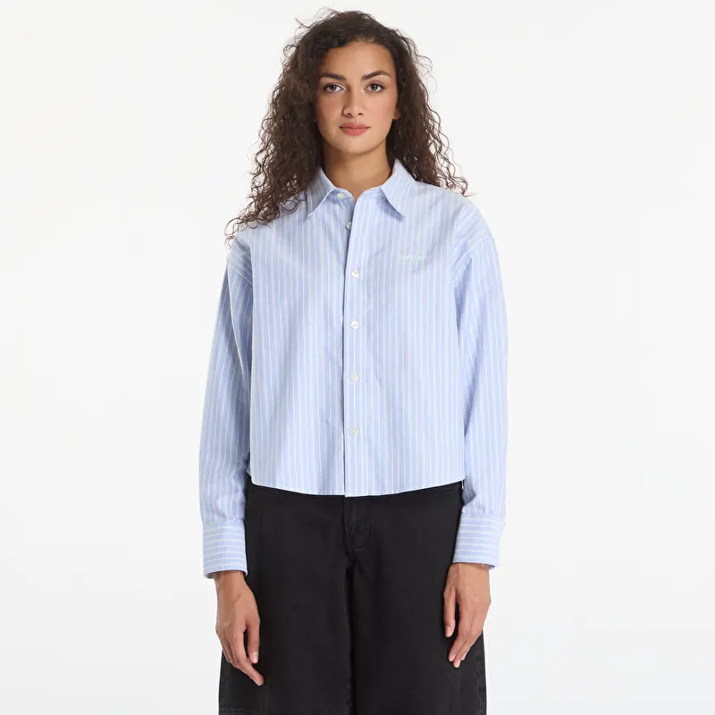 Shirt Carhartt WIP W' L/S Kanan Shirt Kanan Stripe, Bleach