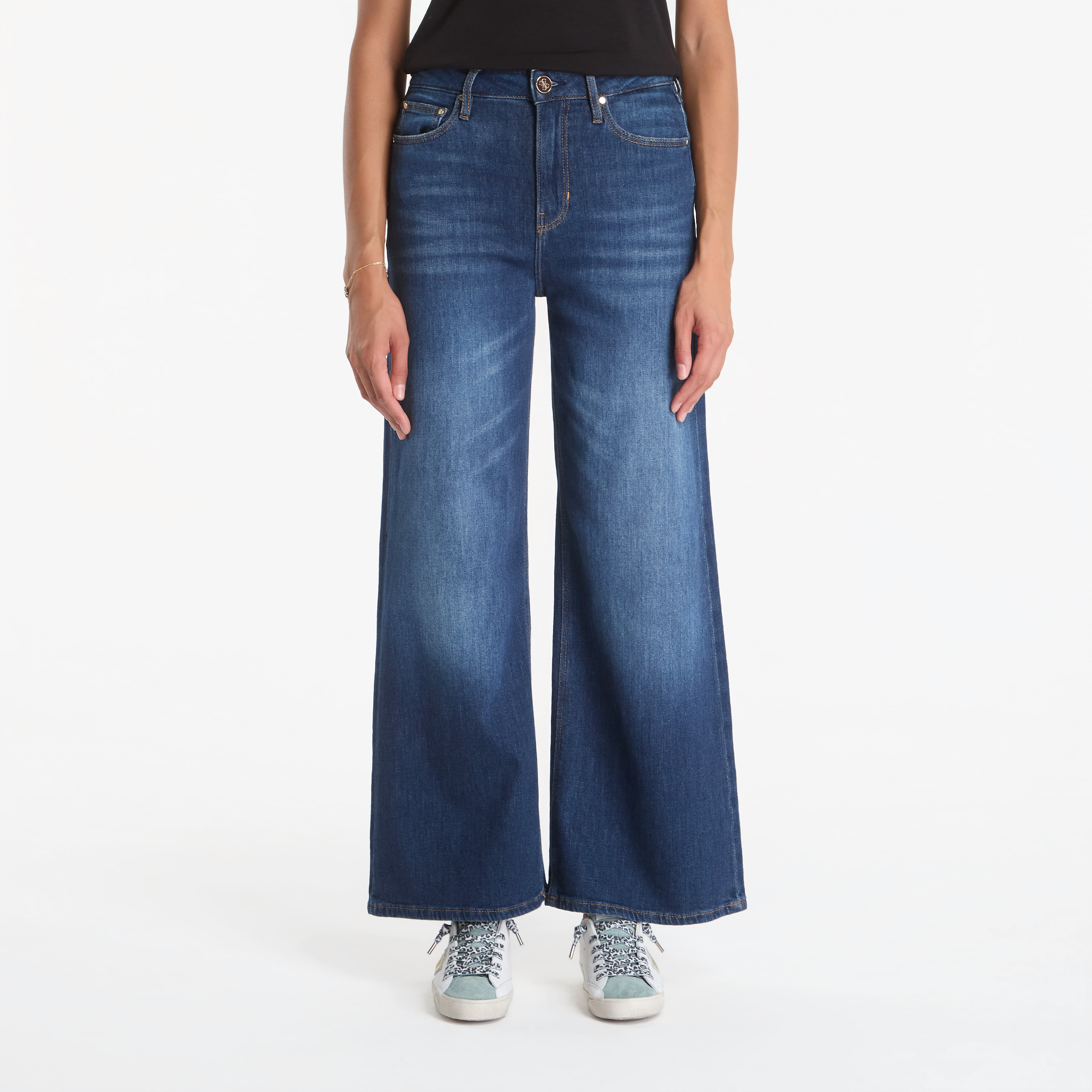 Дънки GUESS Bellflower Jeans Black W30/L32