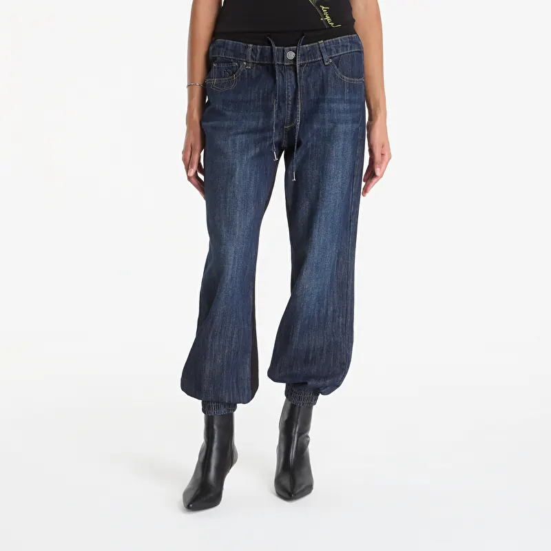Desigual Ibrid Denim Trousers Blue
