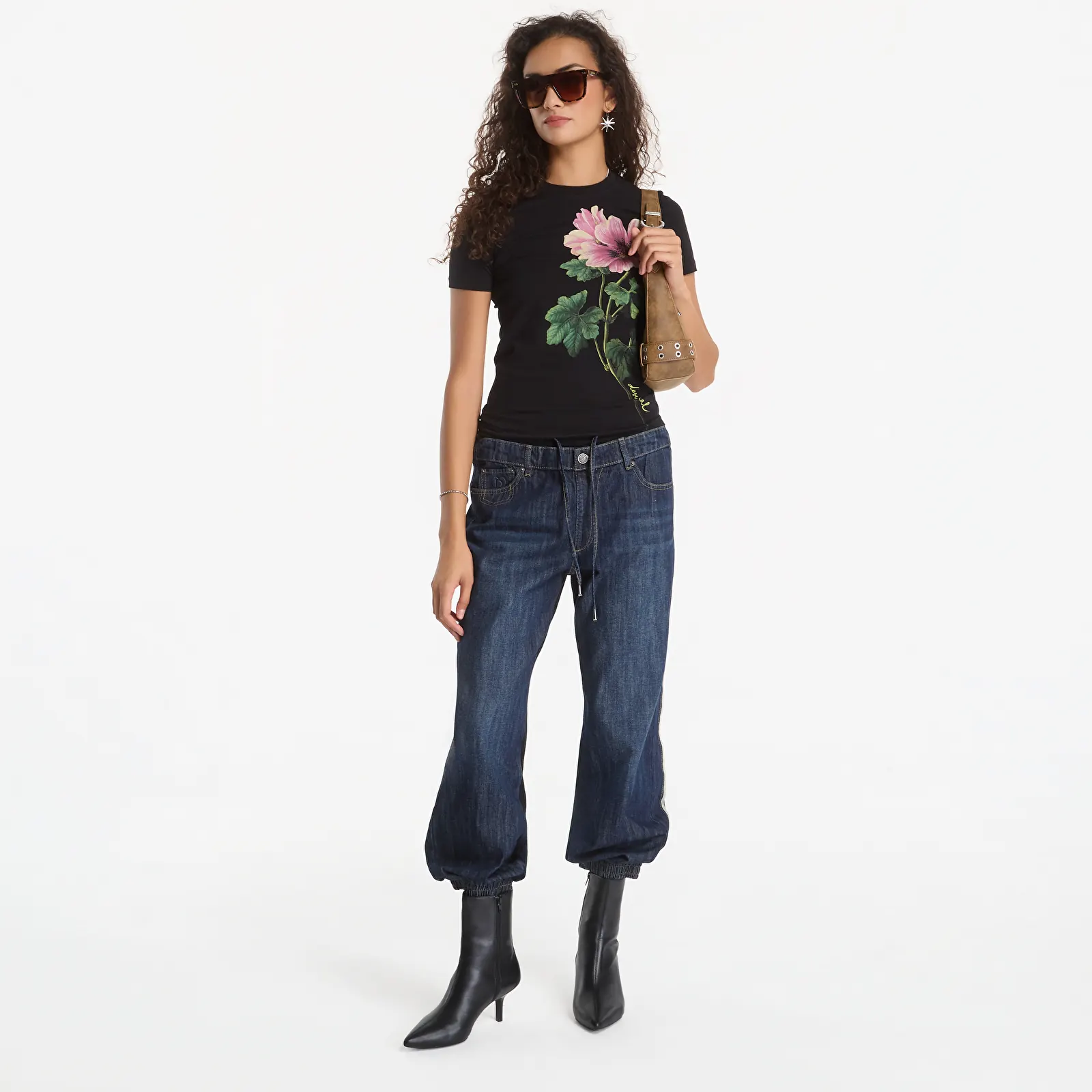 Jeans Desigual Ibrid Denim Trousers Blue